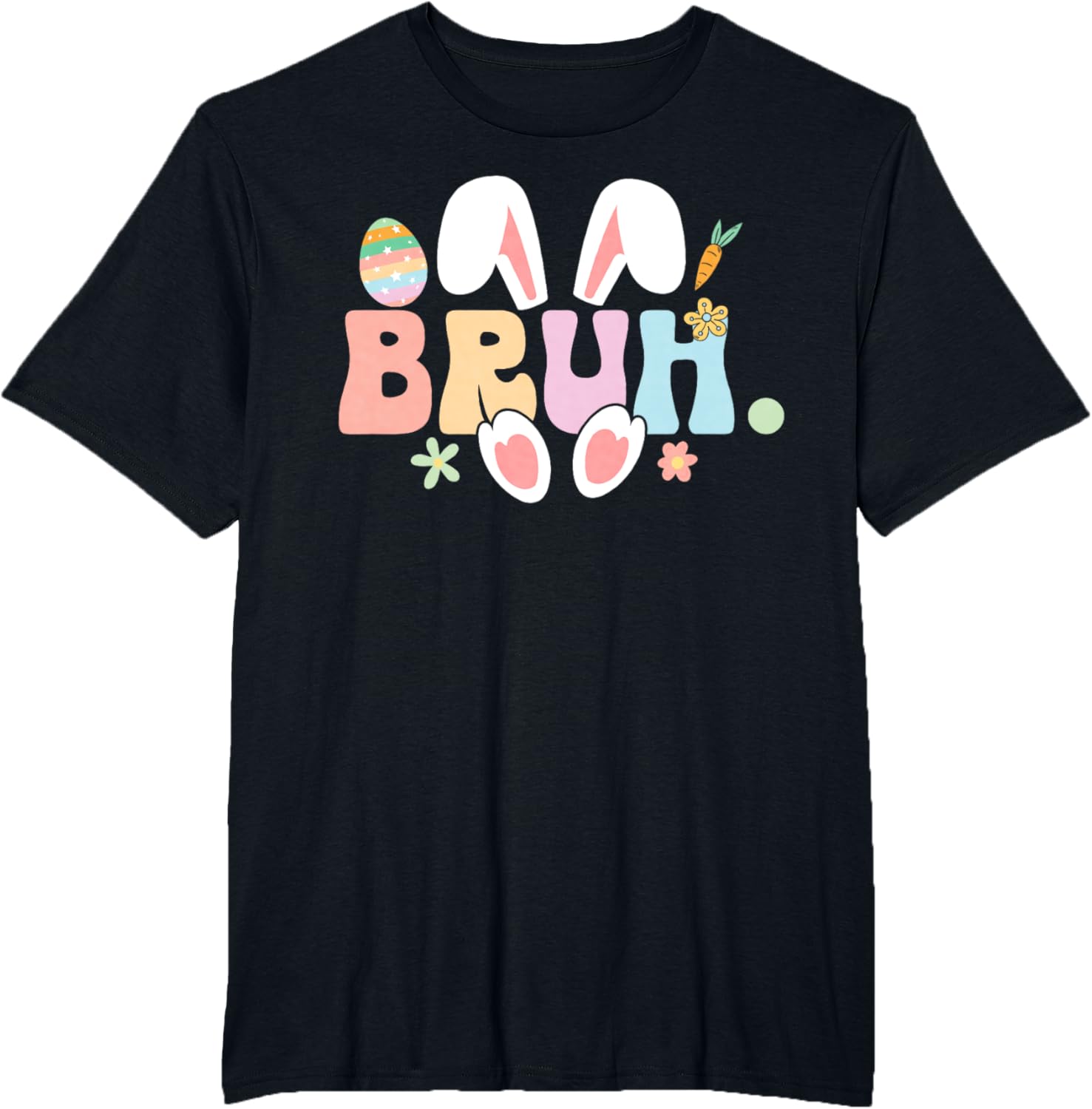 Bruh Meme Funny Saying Bro Greeting Teens Boys Easter Day T-Shirt