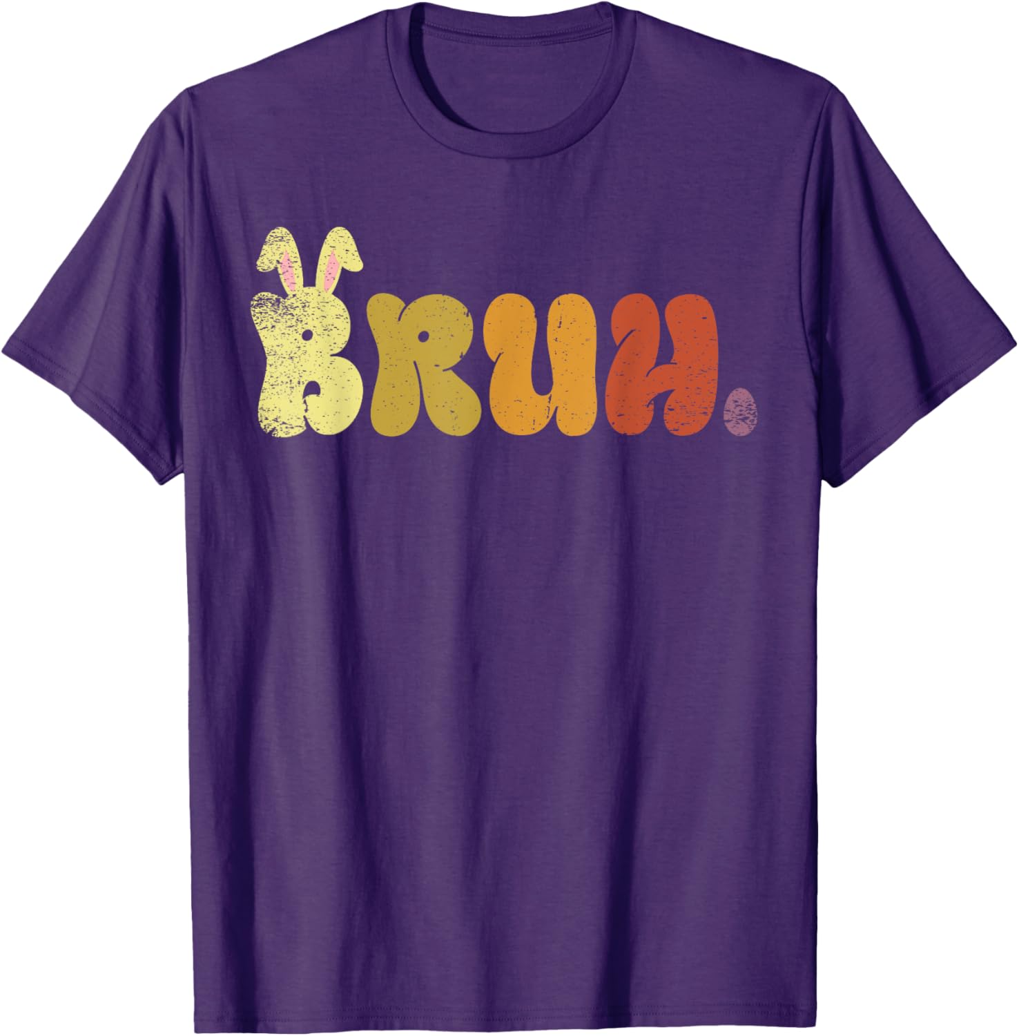 Bruh Meme Funny Saying Bro Greeting Teens Boys Easter Day T-Shirt