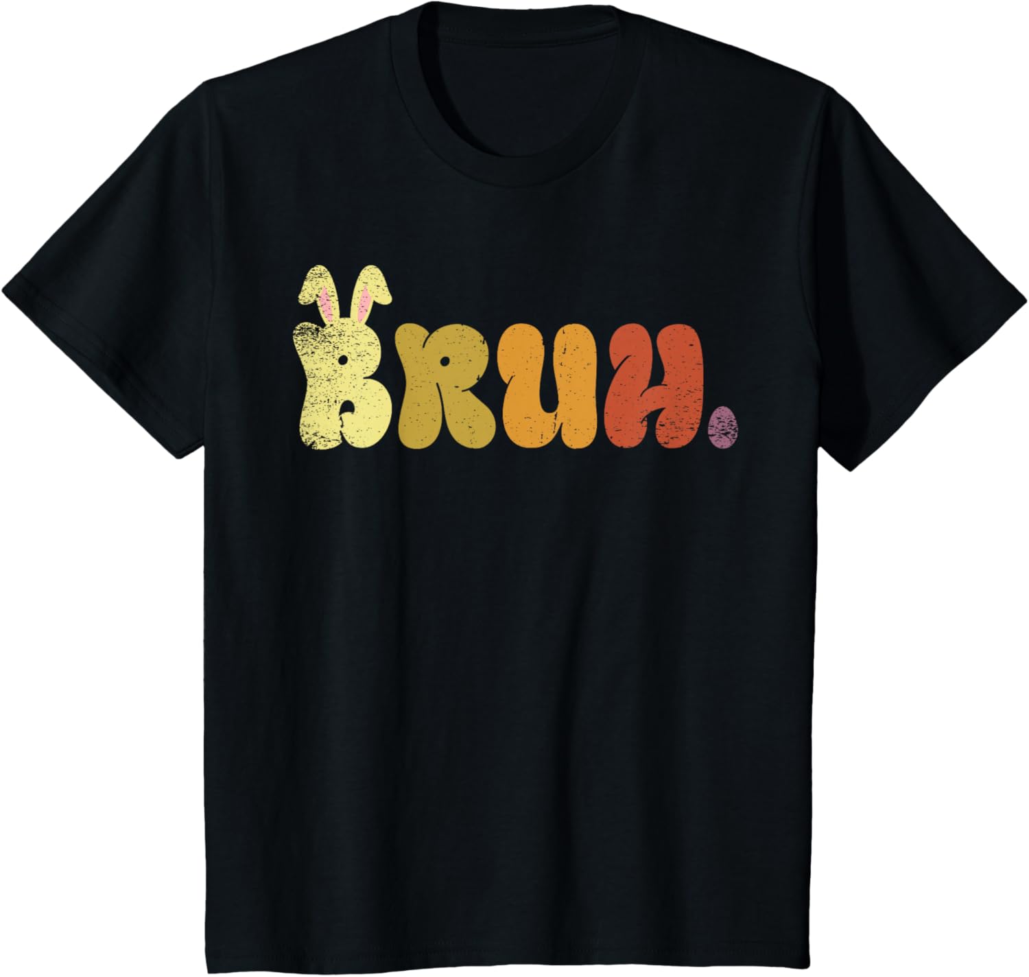 Bruh Meme Funny Saying Bro Greeting Teens Boys Easter Day T-Shirt