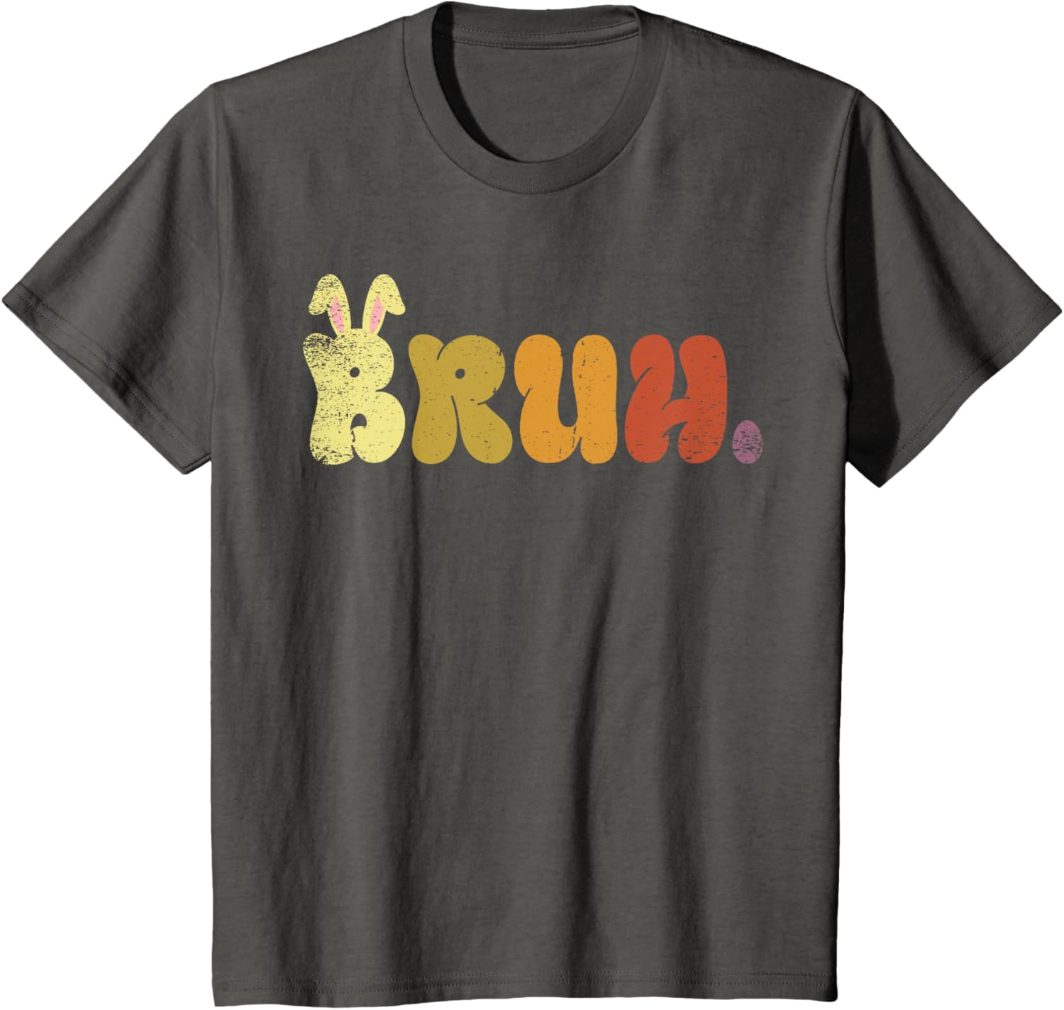 Bruh Meme Funny Saying Bro Greeting Teens Boys Easter Day T-Shirt