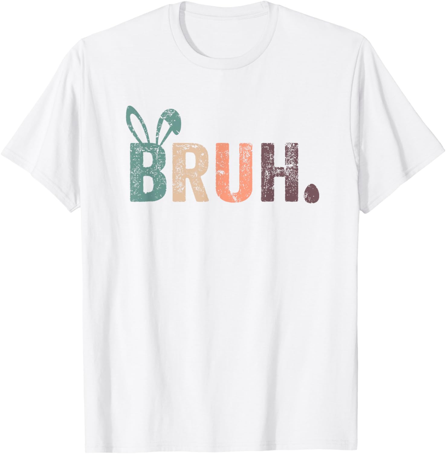 Bruh Meme Funny Saying Bro Greeting Teens Boys Easter Day T-Shirt