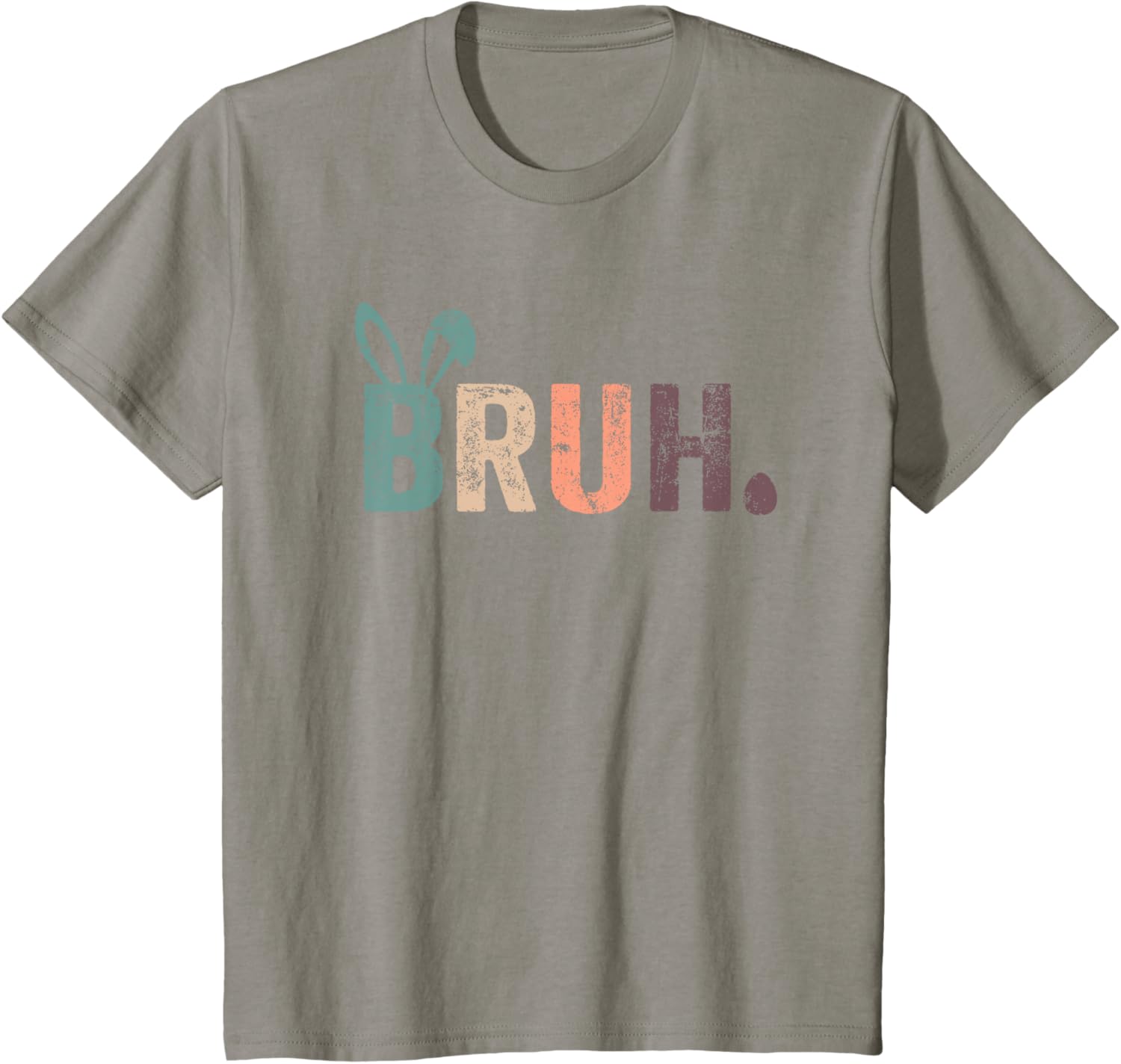 Bruh Meme Funny Saying Bro Greeting Teens Boys Easter Day T-Shirt