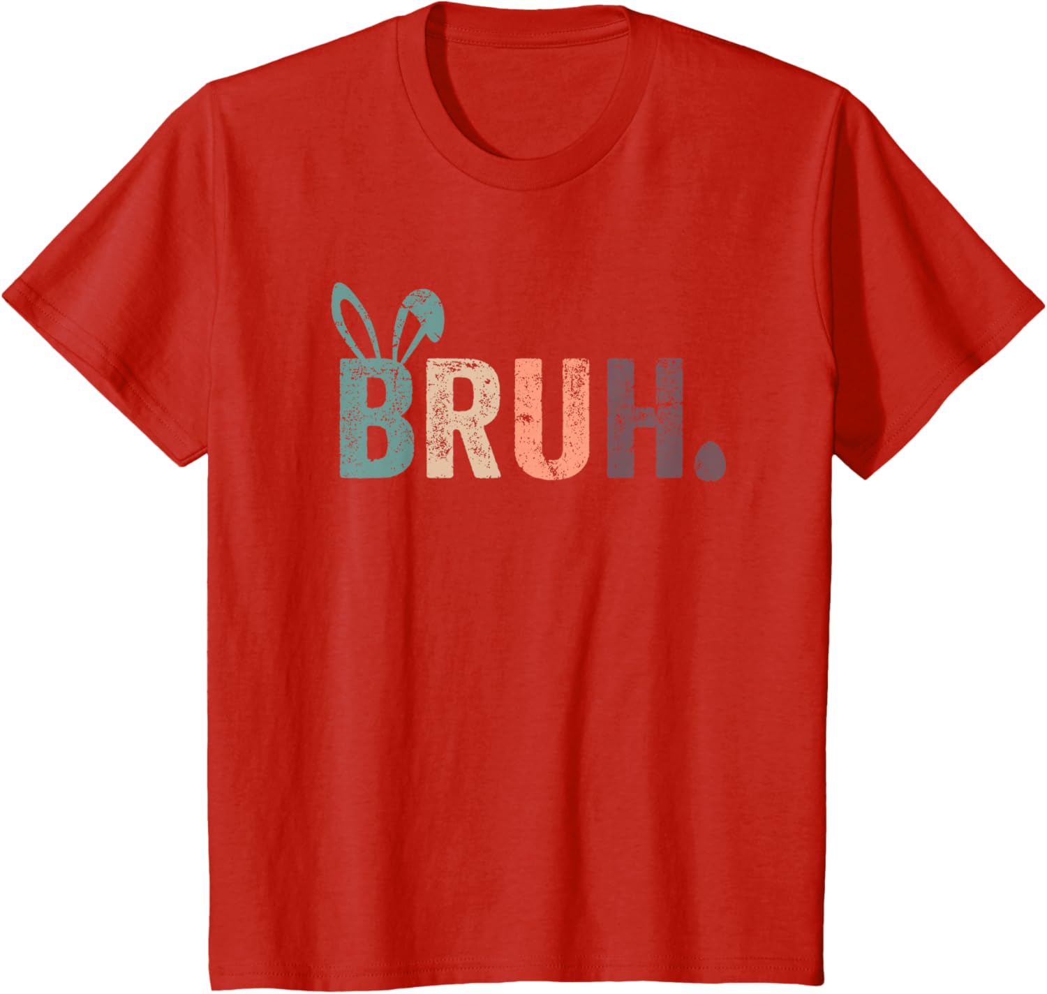 Bruh Meme Funny Saying Bro Greeting Teens Boys Easter Day T-Shirt