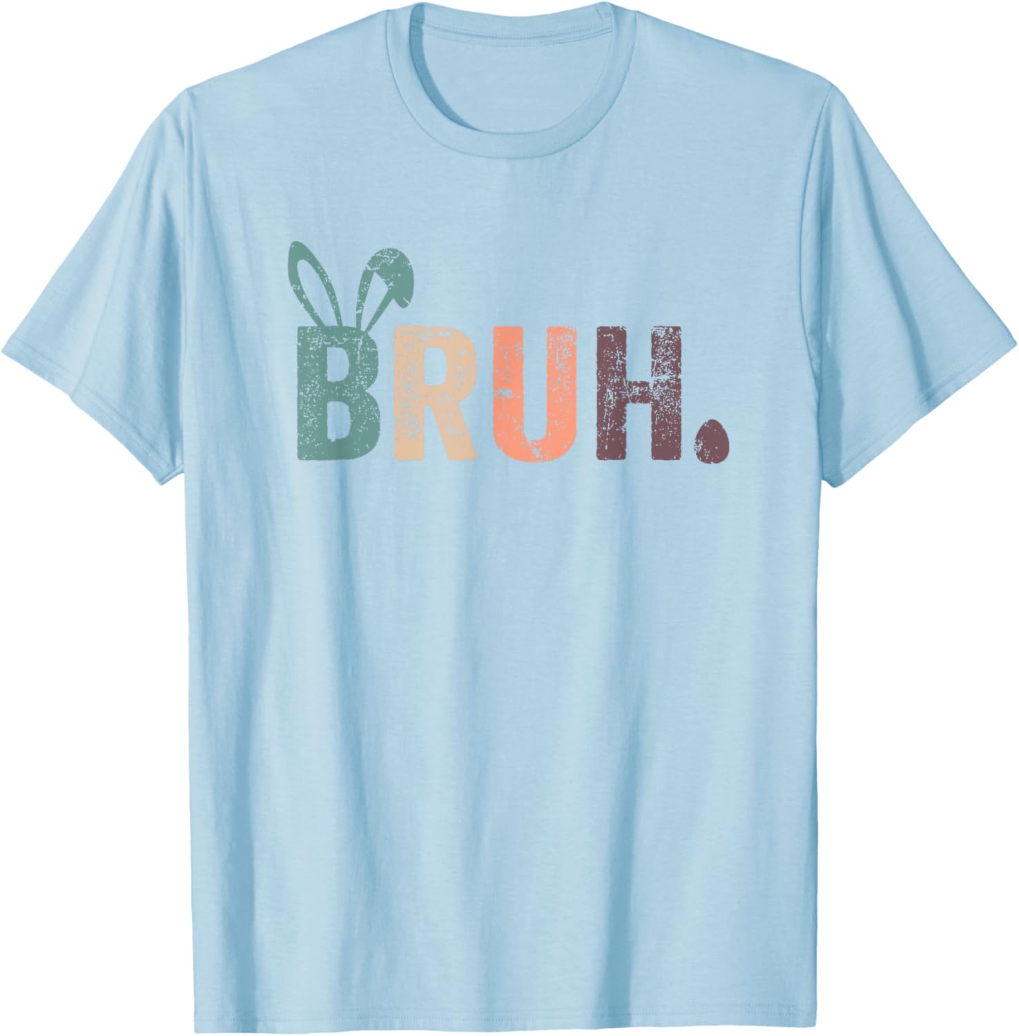 Bruh Meme Funny Saying Bro Greeting Teens Boys Easter Day T-Shirt