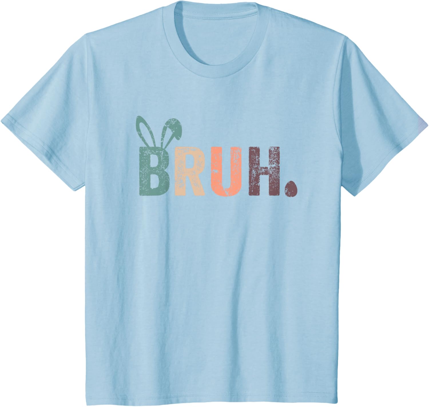 Bruh Meme Funny Saying Bro Greeting Teens Boys Easter Day T-Shirt