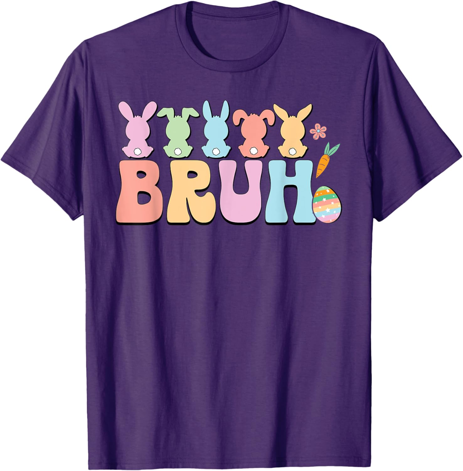 Bruh Meme Funny Saying Bro Greeting Teens Boys Easter Day T-Shirt