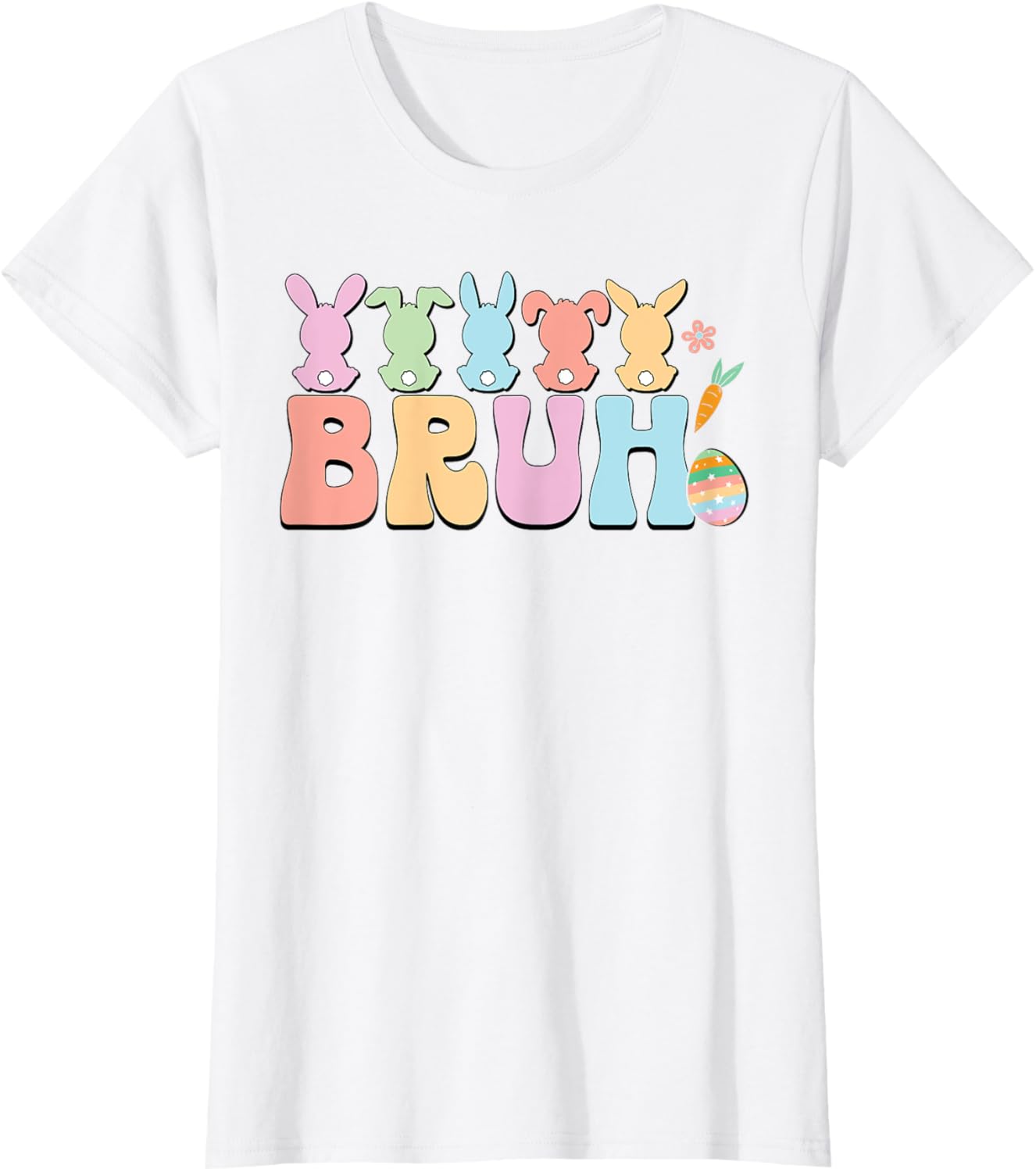 Bruh Meme Funny Saying Bro Greeting Teens Boys Easter Day T-Shirt