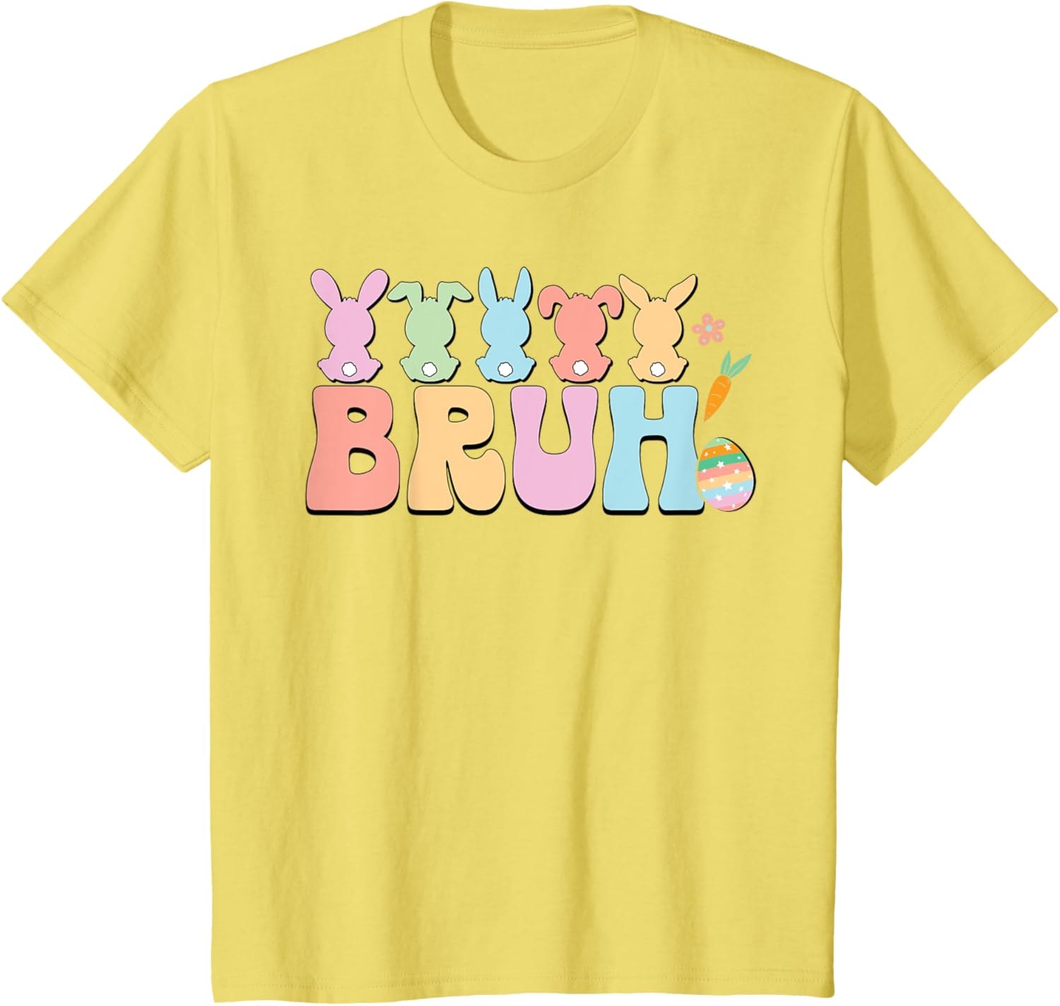 Bruh Meme Funny Saying Bro Greeting Teens Boys Easter Day T-Shirt