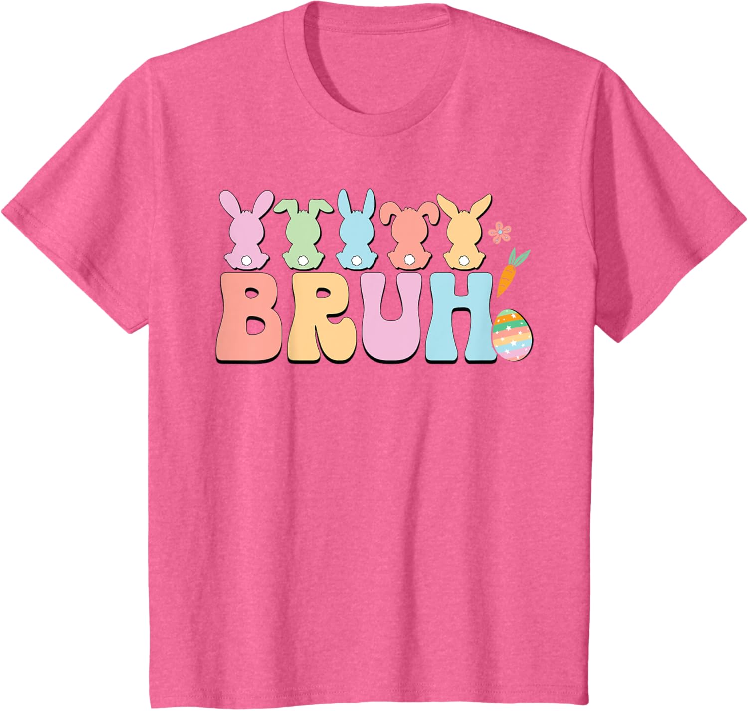 Bruh Meme Funny Saying Bro Greeting Teens Boys Easter Day T-Shirt