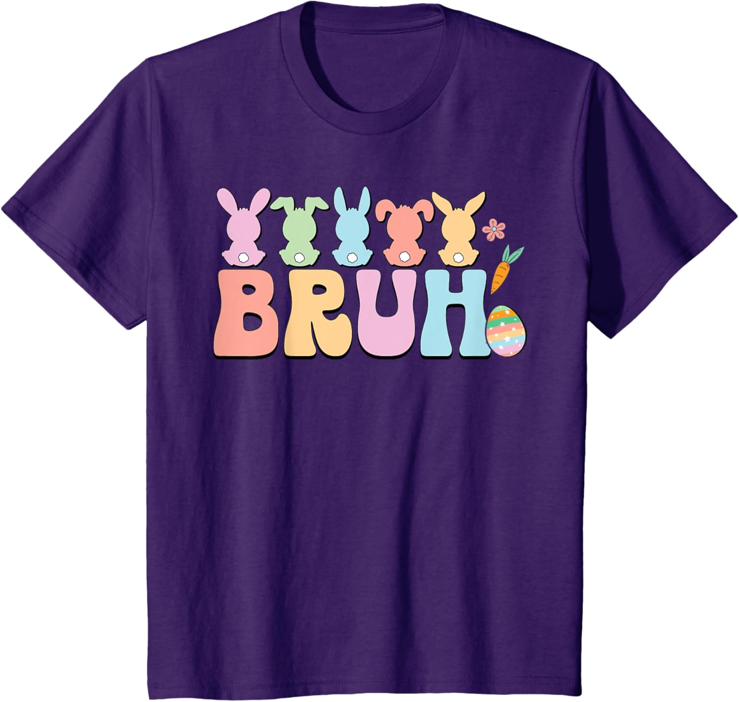 Bruh Meme Funny Saying Bro Greeting Teens Boys Easter Day T-Shirt