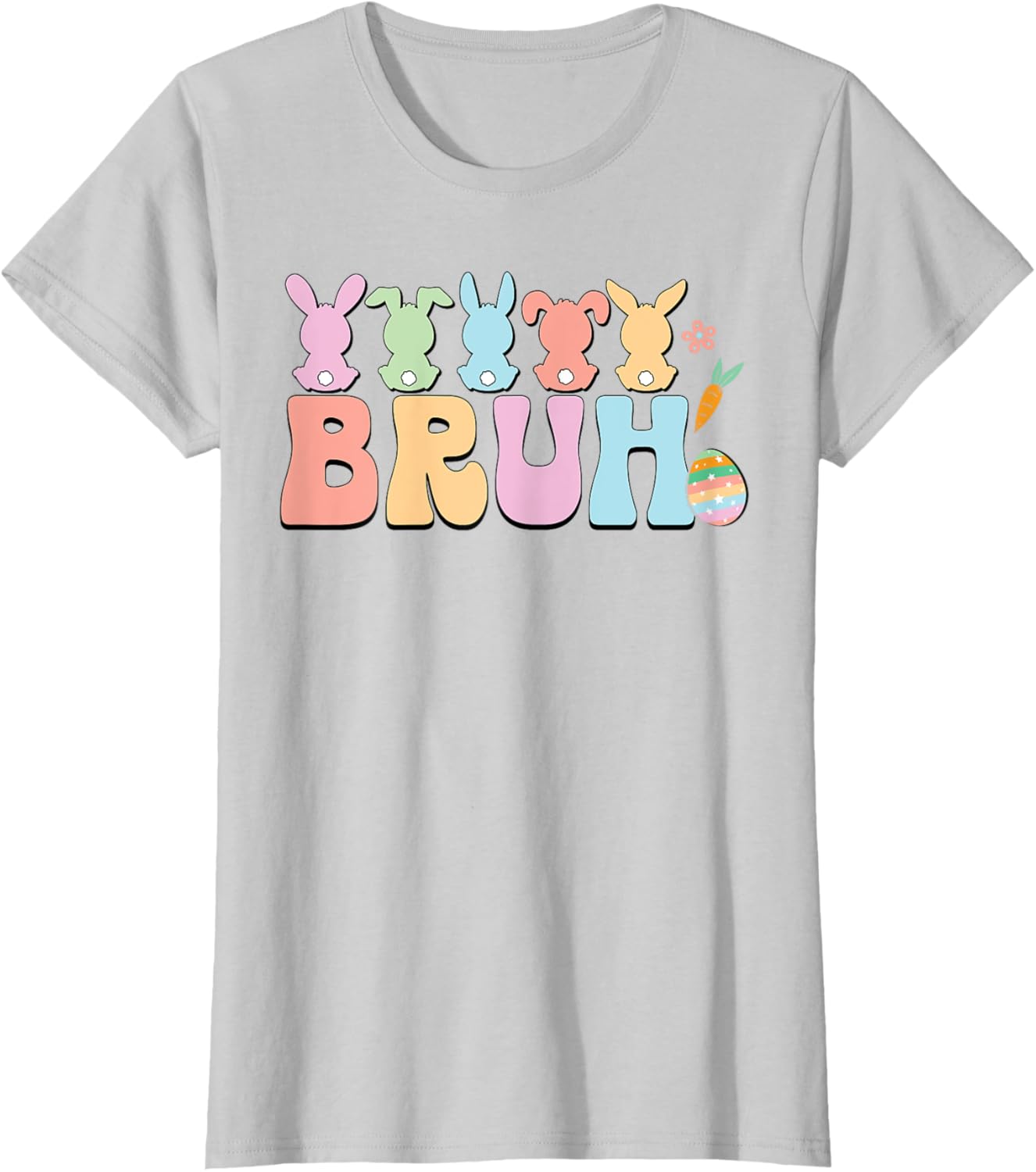 Bruh Meme Funny Saying Bro Greeting Teens Boys Easter Day T-Shirt