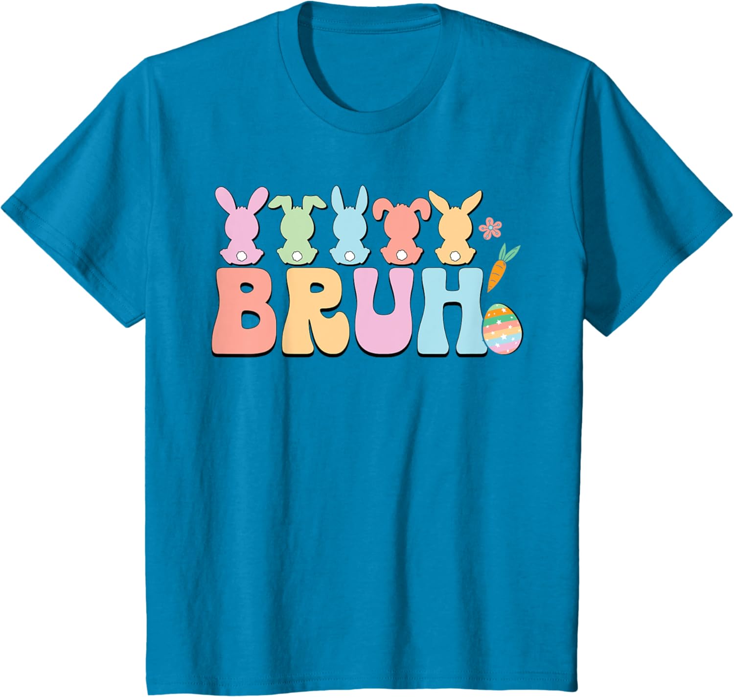 Bruh Meme Funny Saying Bro Greeting Teens Boys Easter Day T-Shirt