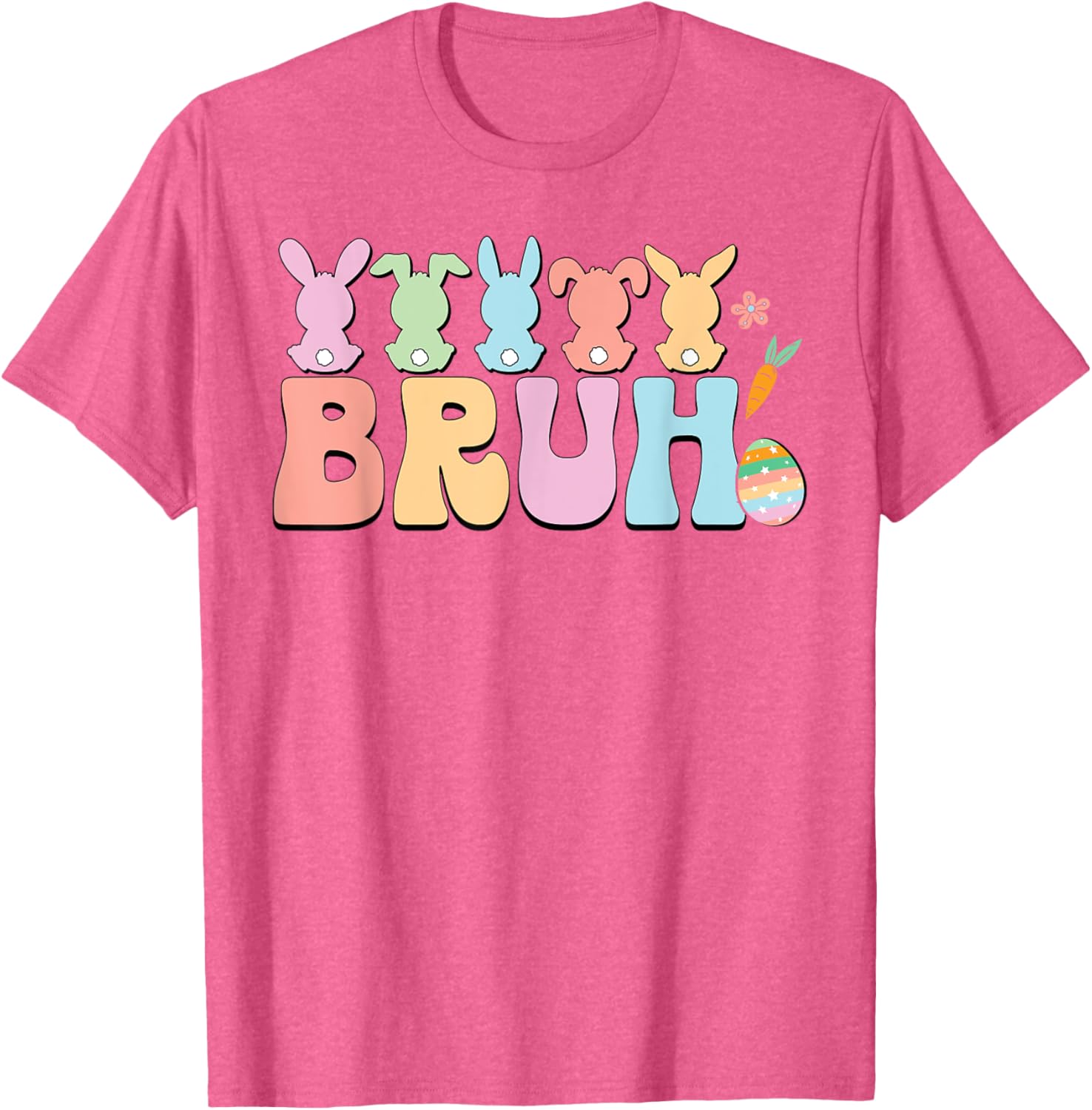 Bruh Meme Funny Saying Bro Greeting Teens Boys Easter Day T-Shirt