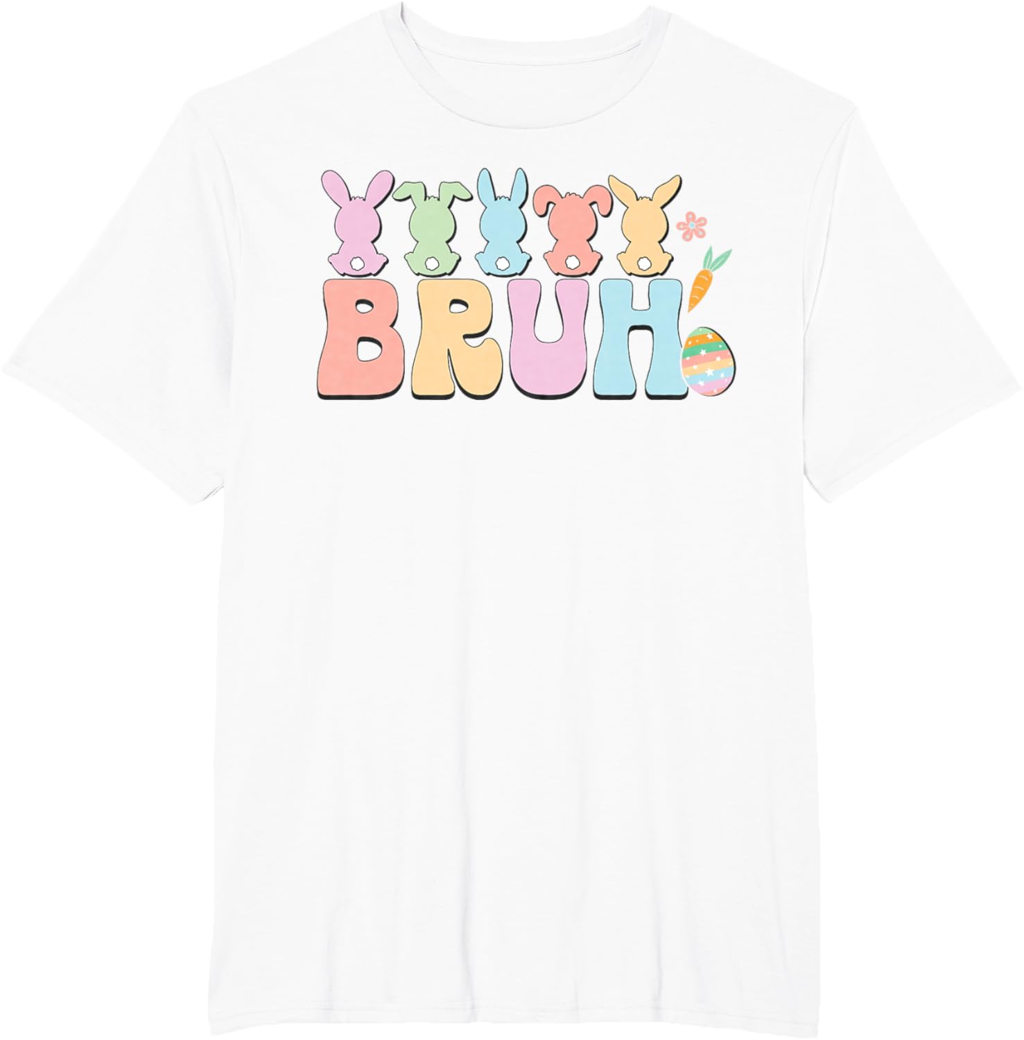 Bruh Meme Funny Saying Bro Greeting Teens Boys Easter Day T-Shirt