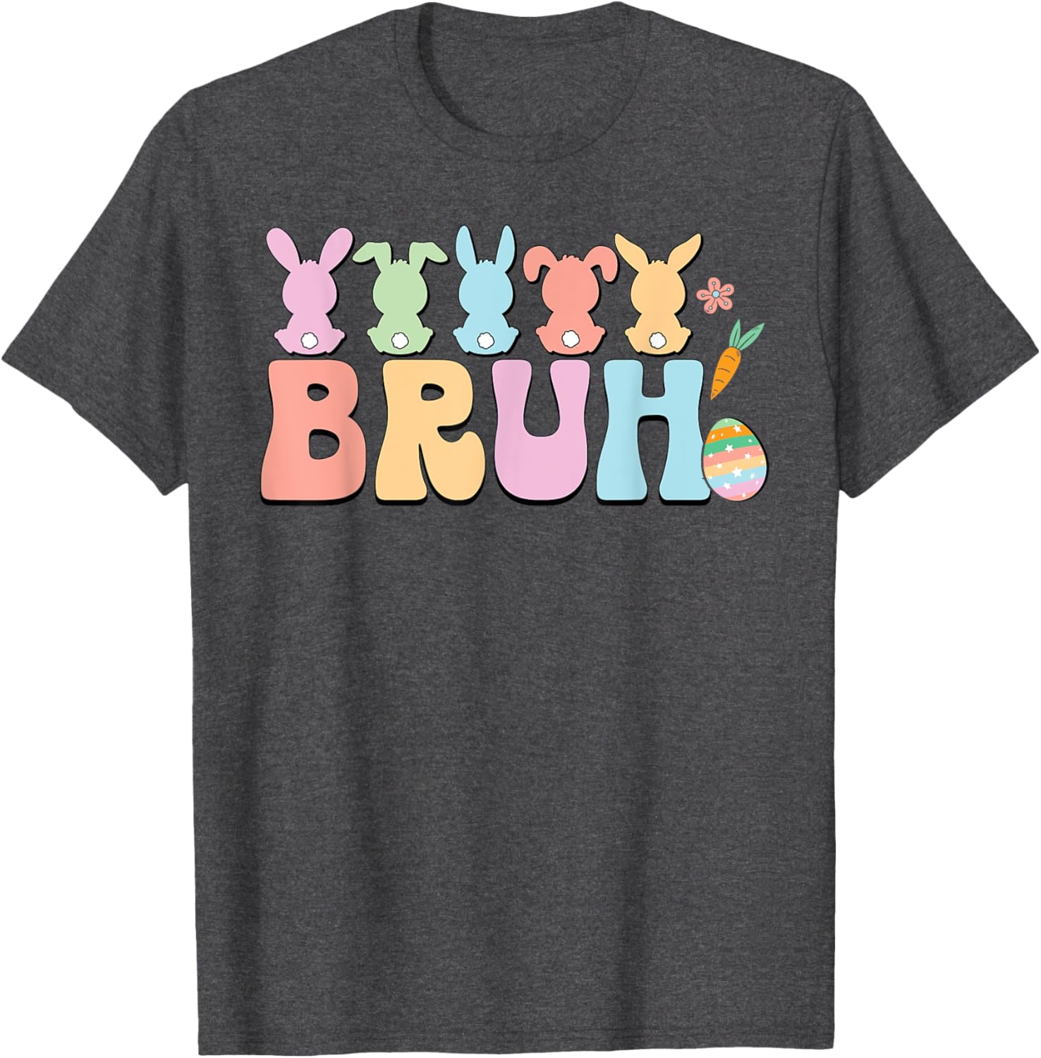 Bruh Meme Funny Saying Bro Greeting Teens Boys Easter Day T-Shirt