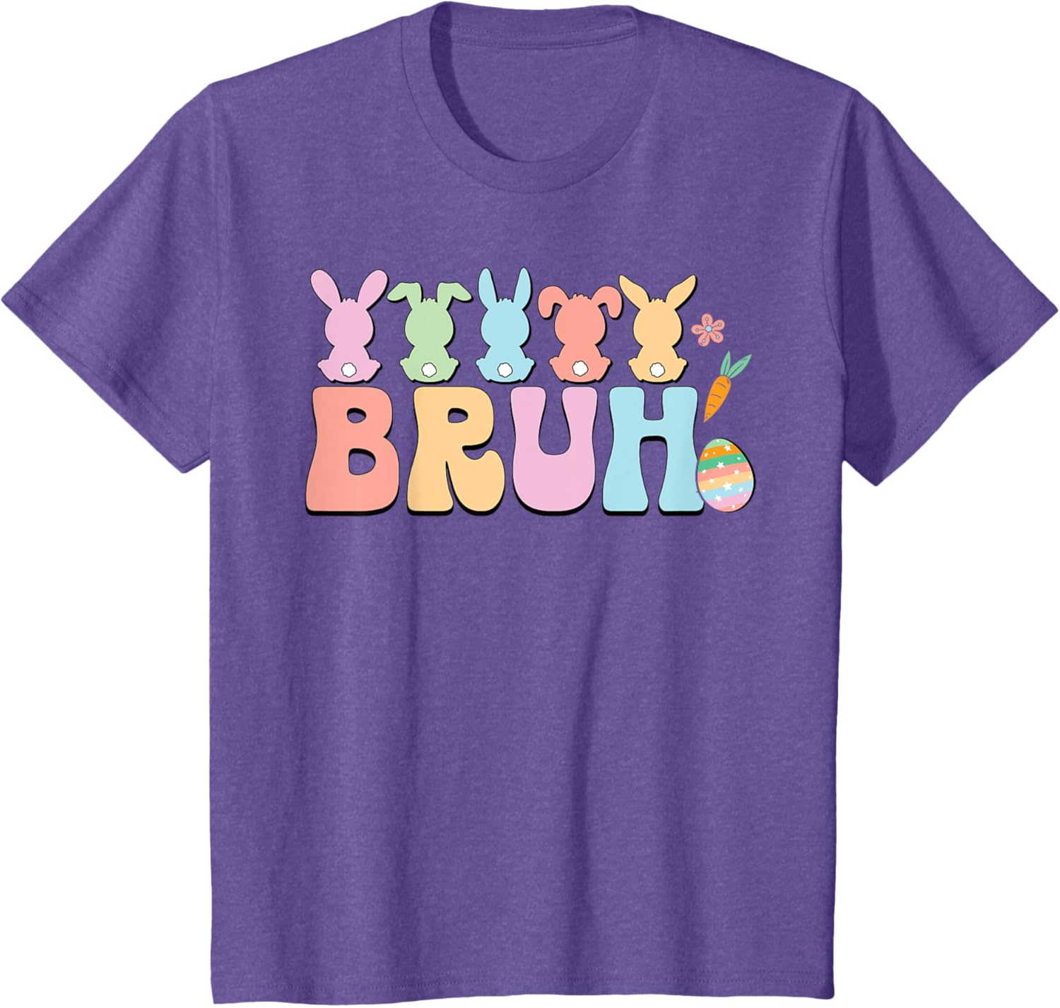 Bruh Meme Funny Saying Bro Greeting Teens Boys Easter Day T-Shirt