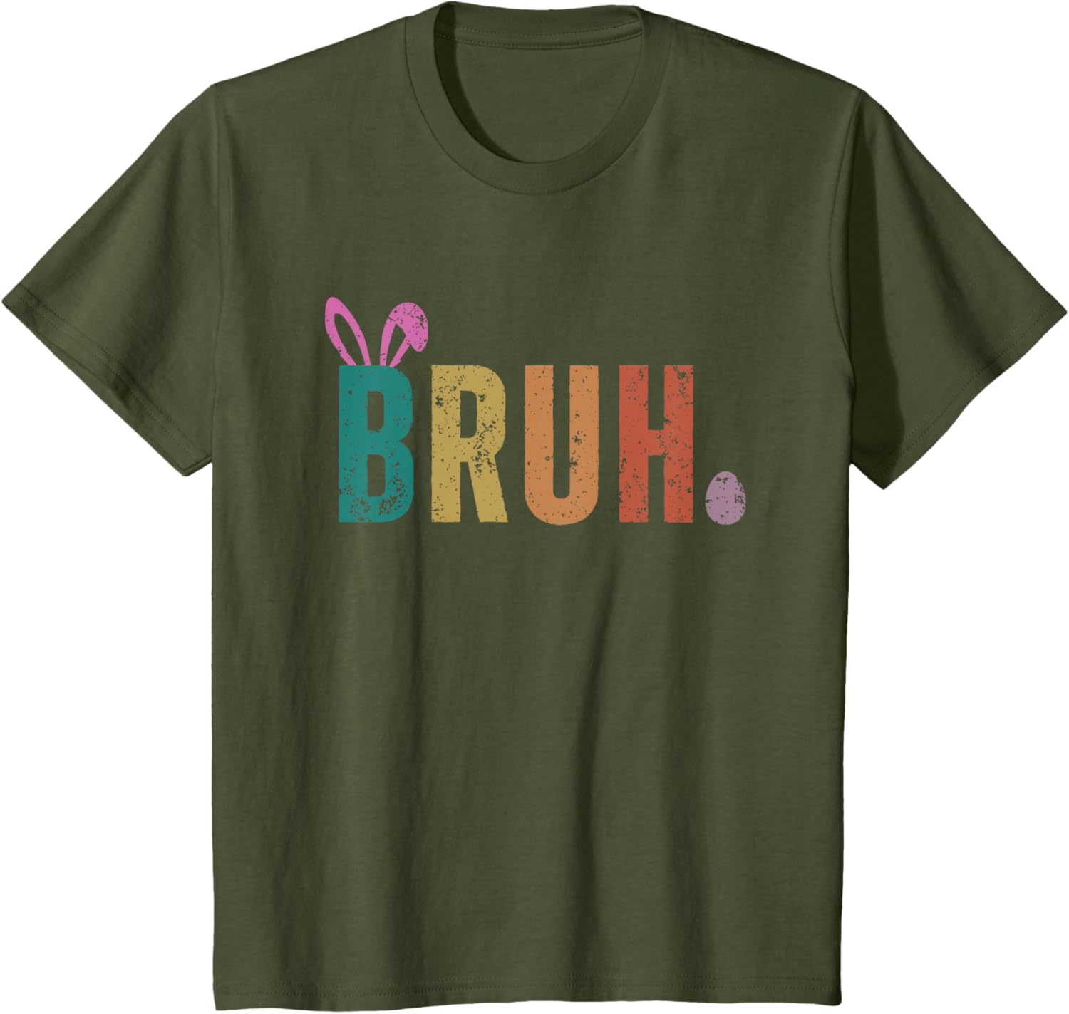 Bruh Meme Funny Saying Bro Greeting Teens Boys Easter Day T-Shirt