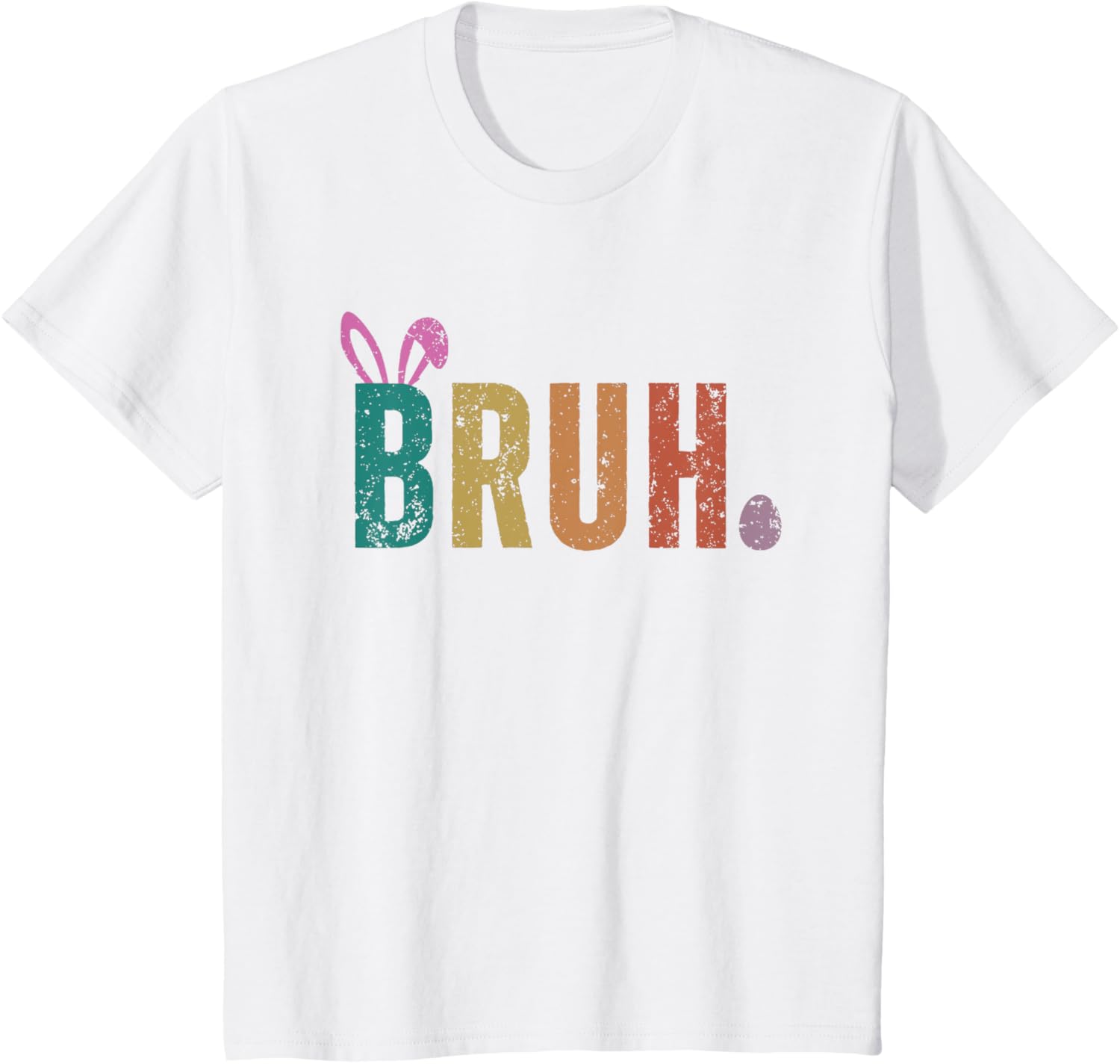 Bruh Meme Funny Saying Bro Greeting Teens Boys Easter Day T-Shirt