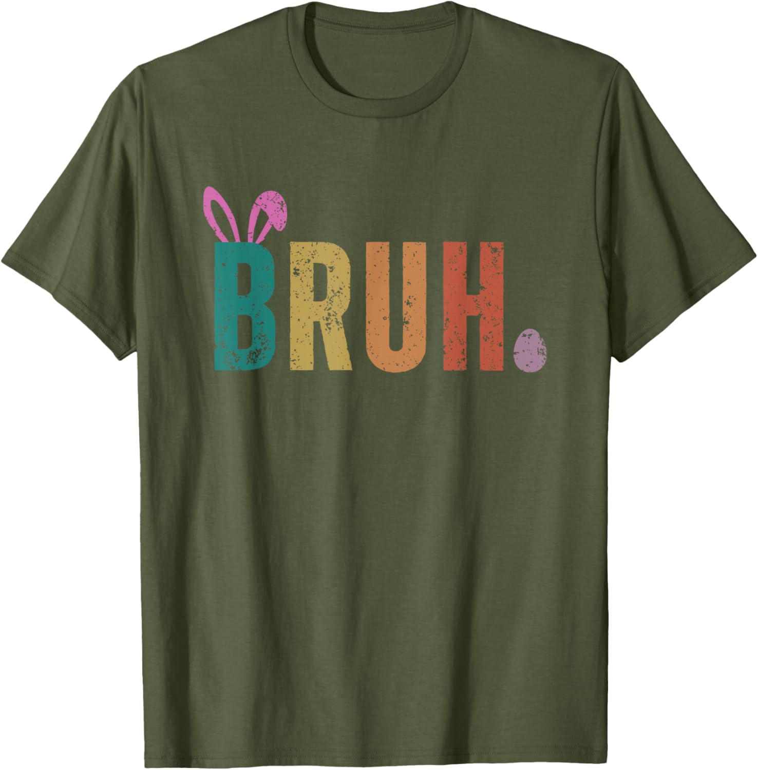 Bruh Meme Funny Saying Bro Greeting Teens Boys Easter Day T-Shirt