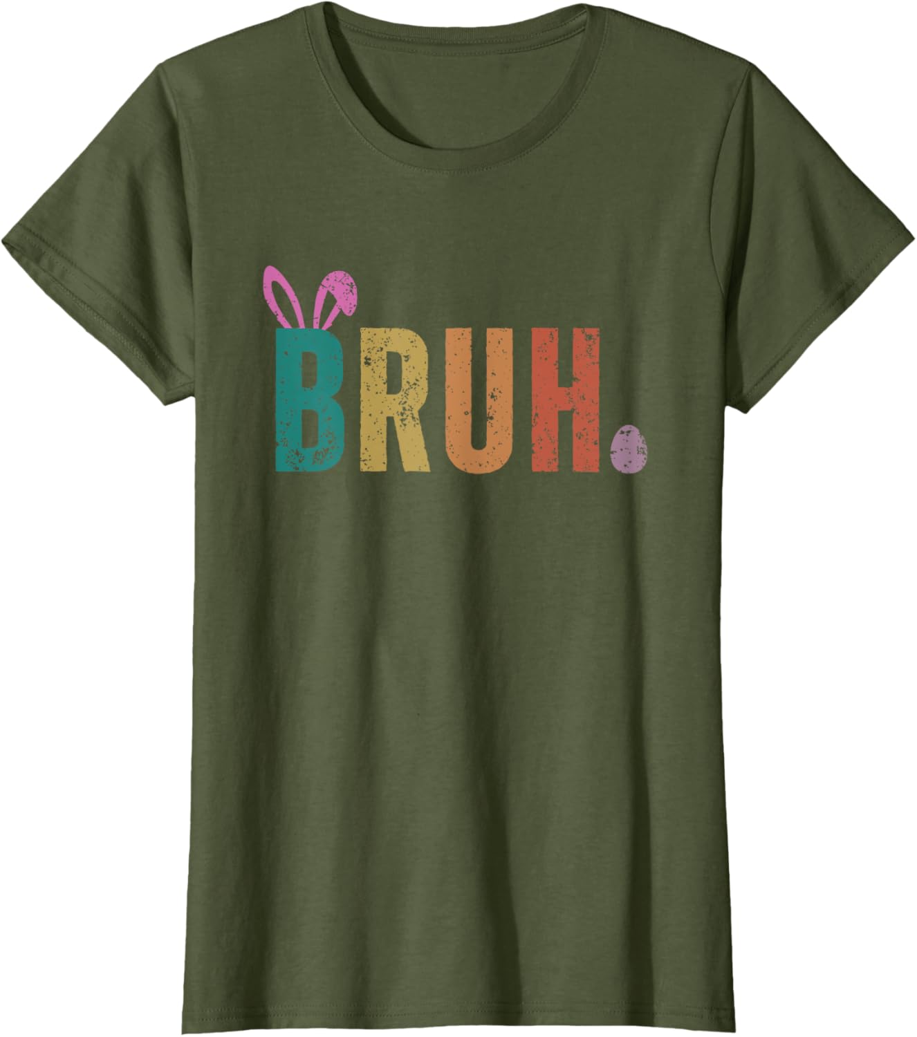 Bruh Meme Funny Saying Bro Greeting Teens Boys Easter Day T-Shirt