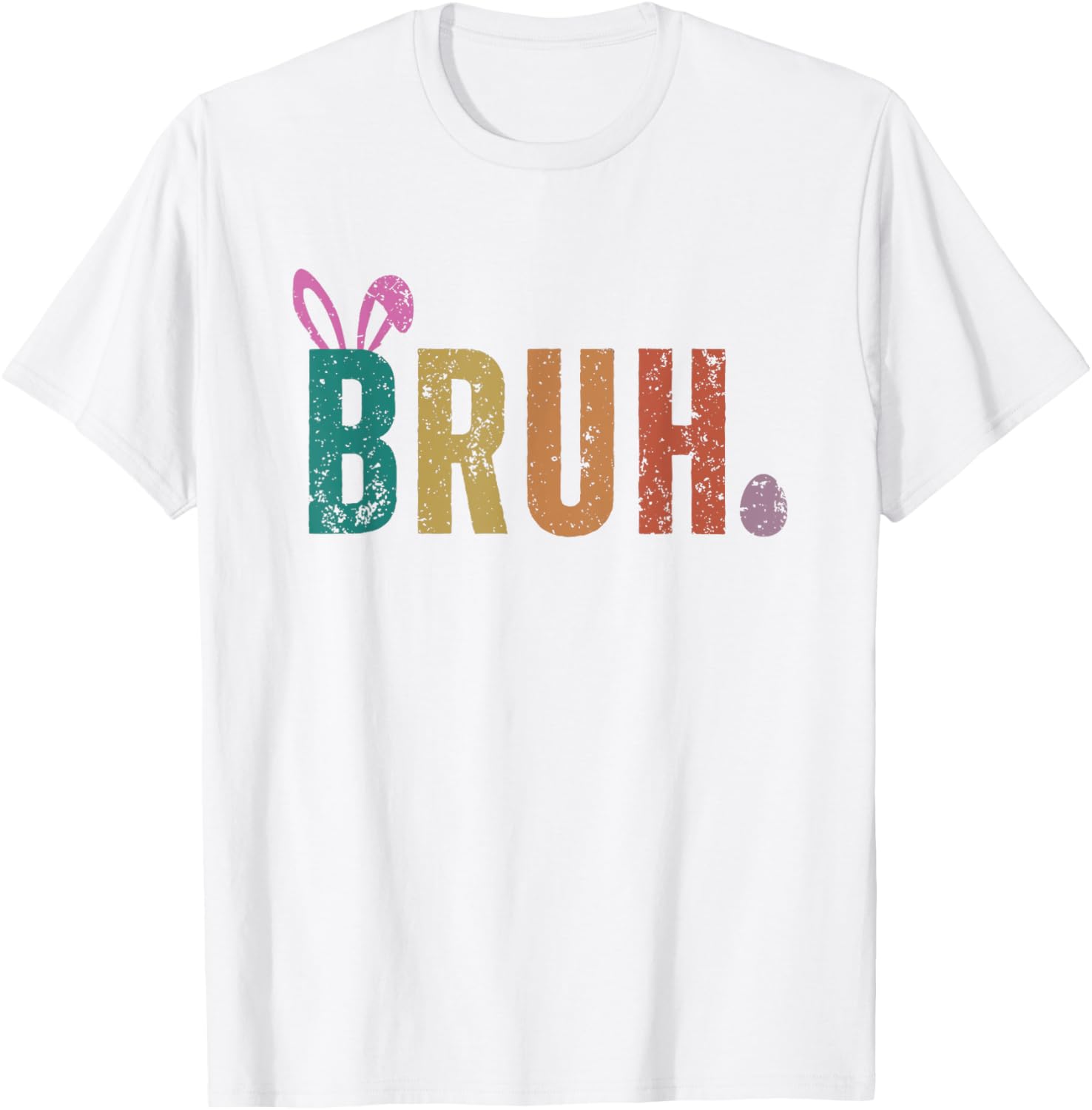 Bruh Meme Funny Saying Bro Greeting Teens Boys Easter Day T-Shirt