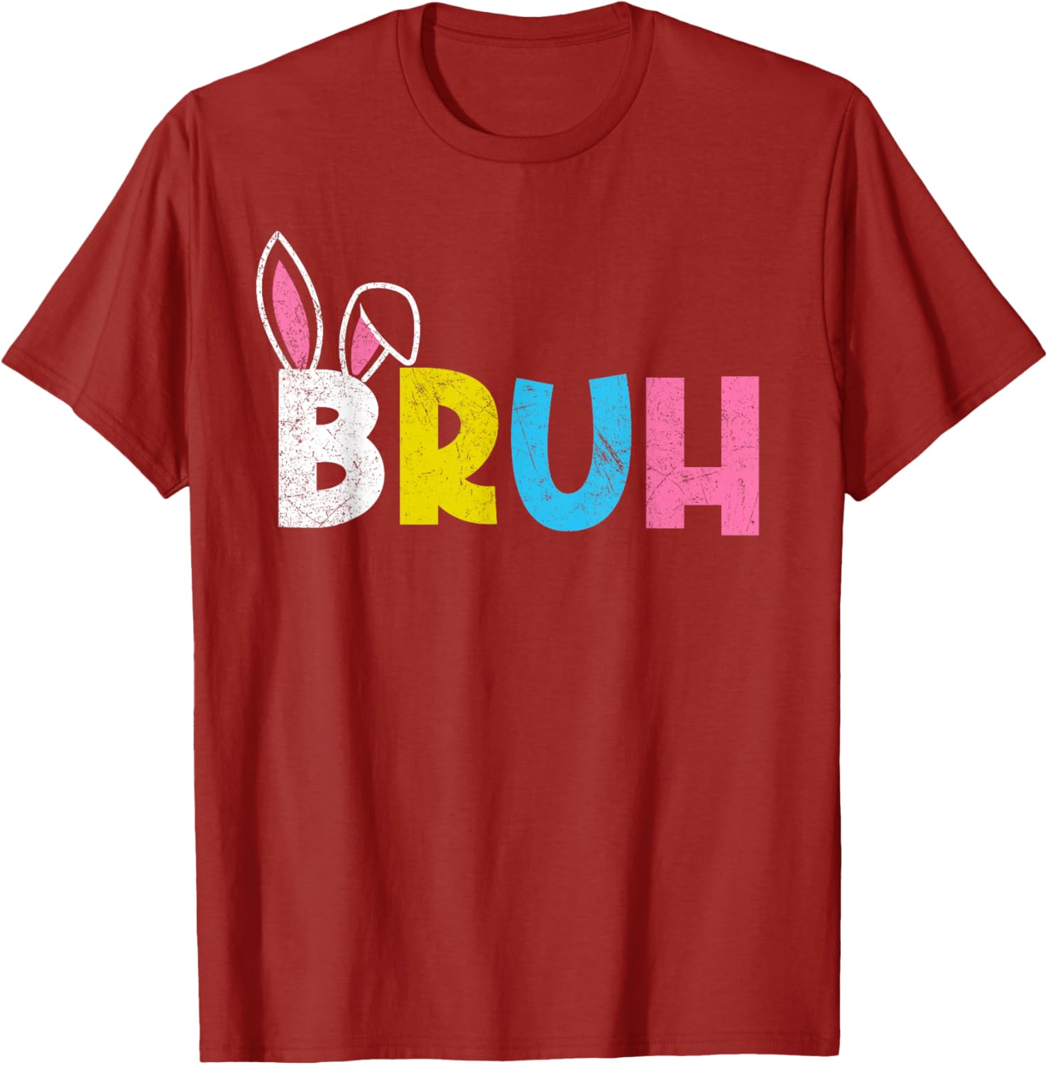 Bruh Meme Funny Saying Bro Greeting Teens Boys Easter Day T-Shirt