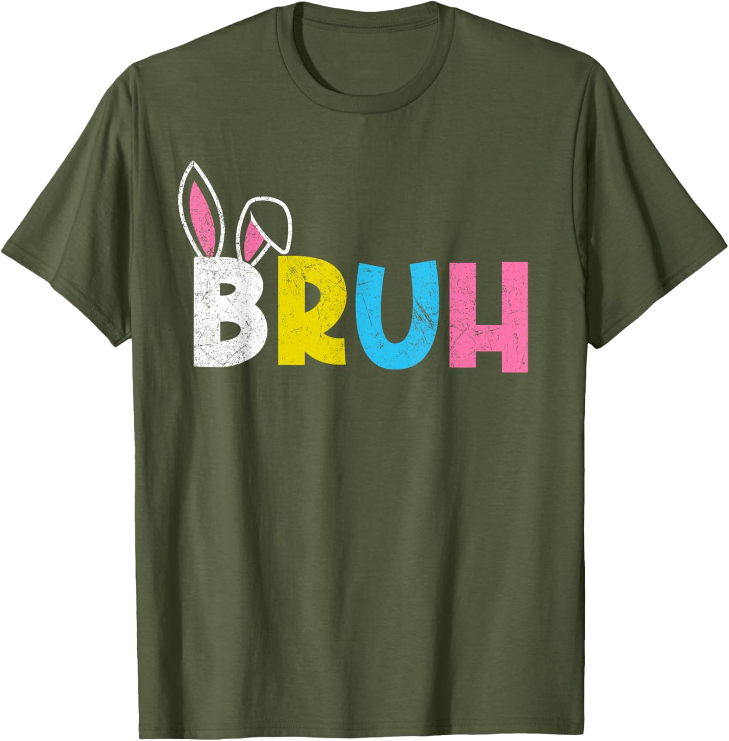 Bruh Meme Funny Saying Bro Greeting Teens Boys Easter Day T-Shirt