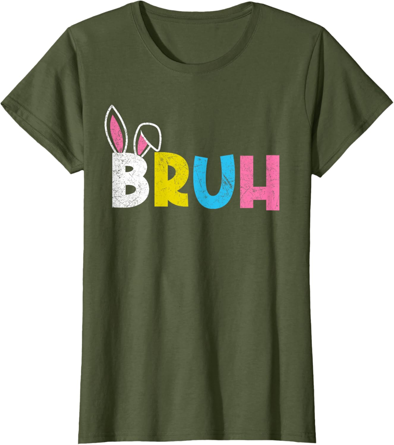 Bruh Meme Funny Saying Bro Greeting Teens Boys Easter Day T-Shirt