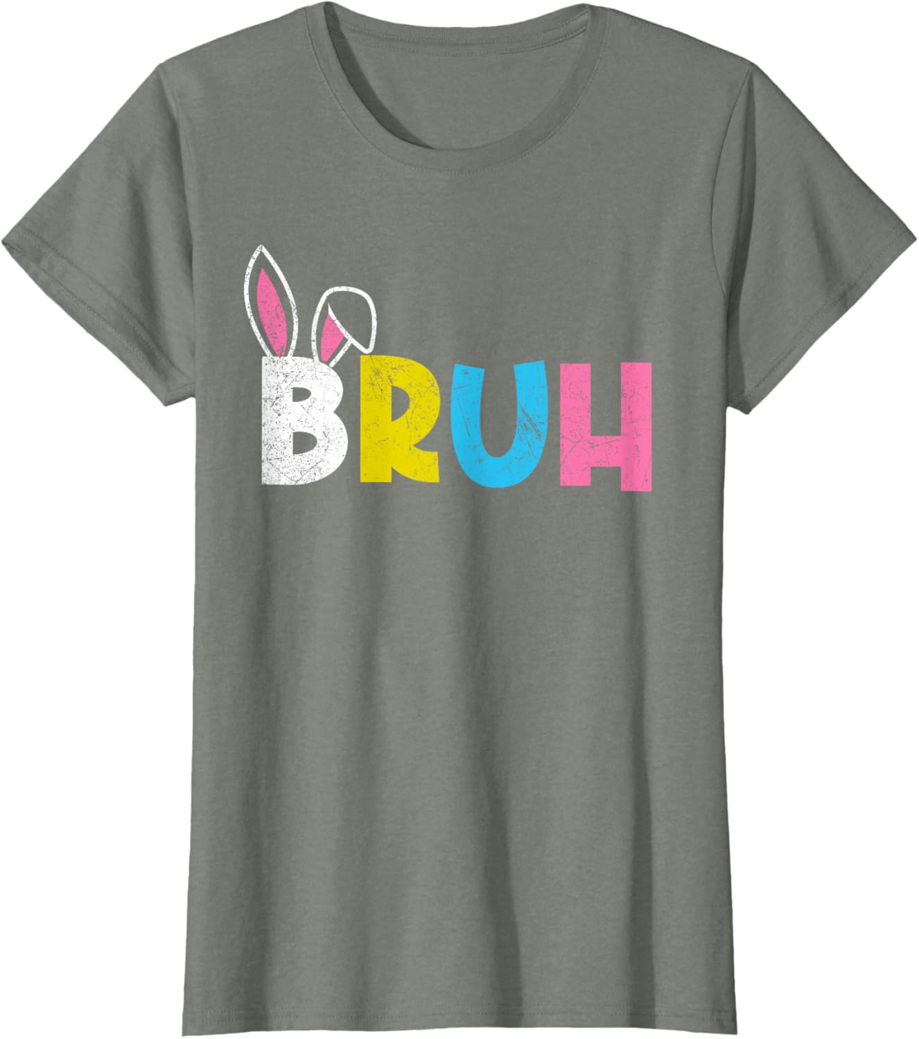 Bruh Meme Funny Saying Bro Greeting Teens Boys Easter Day T-Shirt