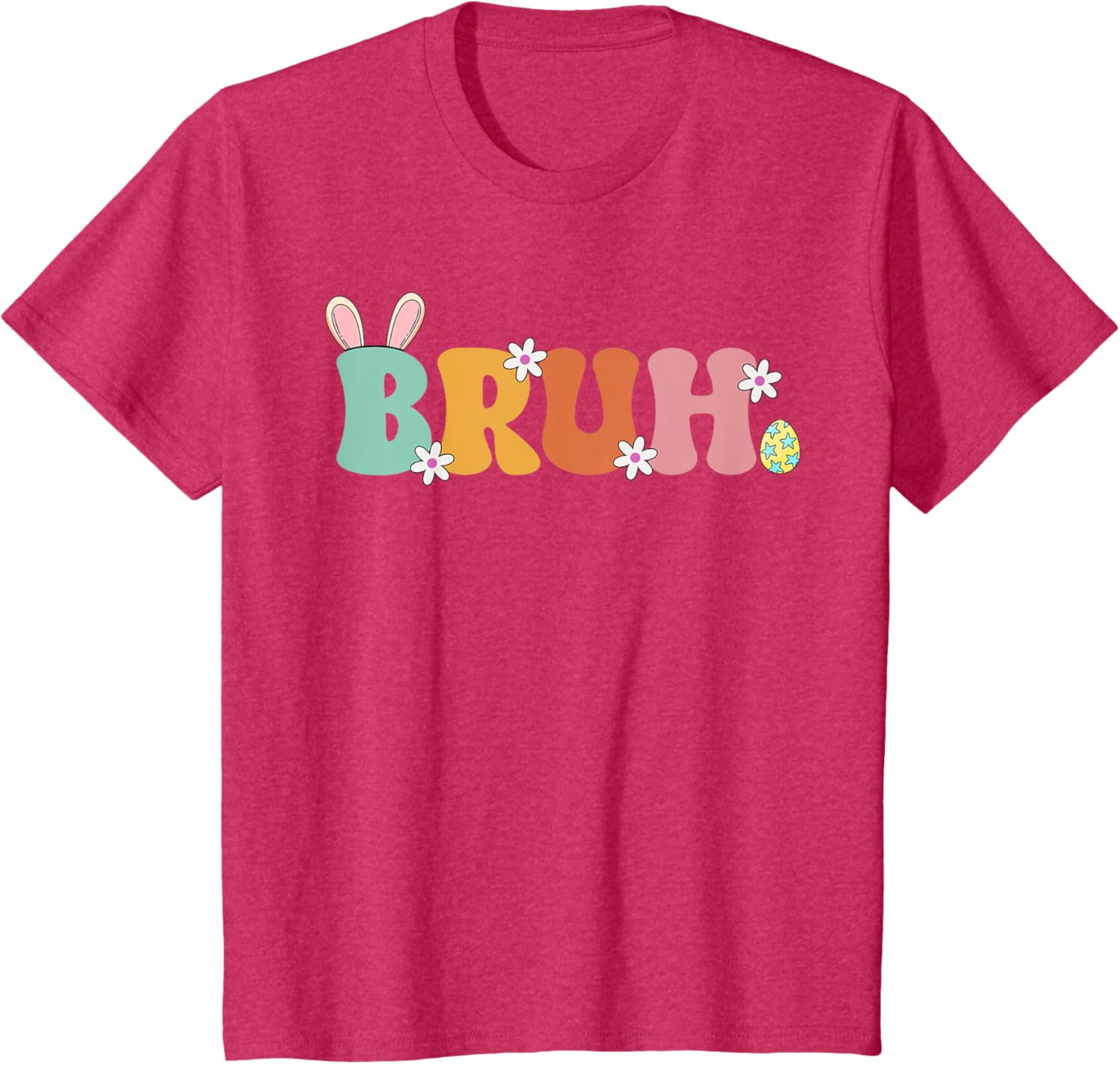 Bruh Meme Funny Saying Bro Greeting Teens Girls Easter Day T-Shirt