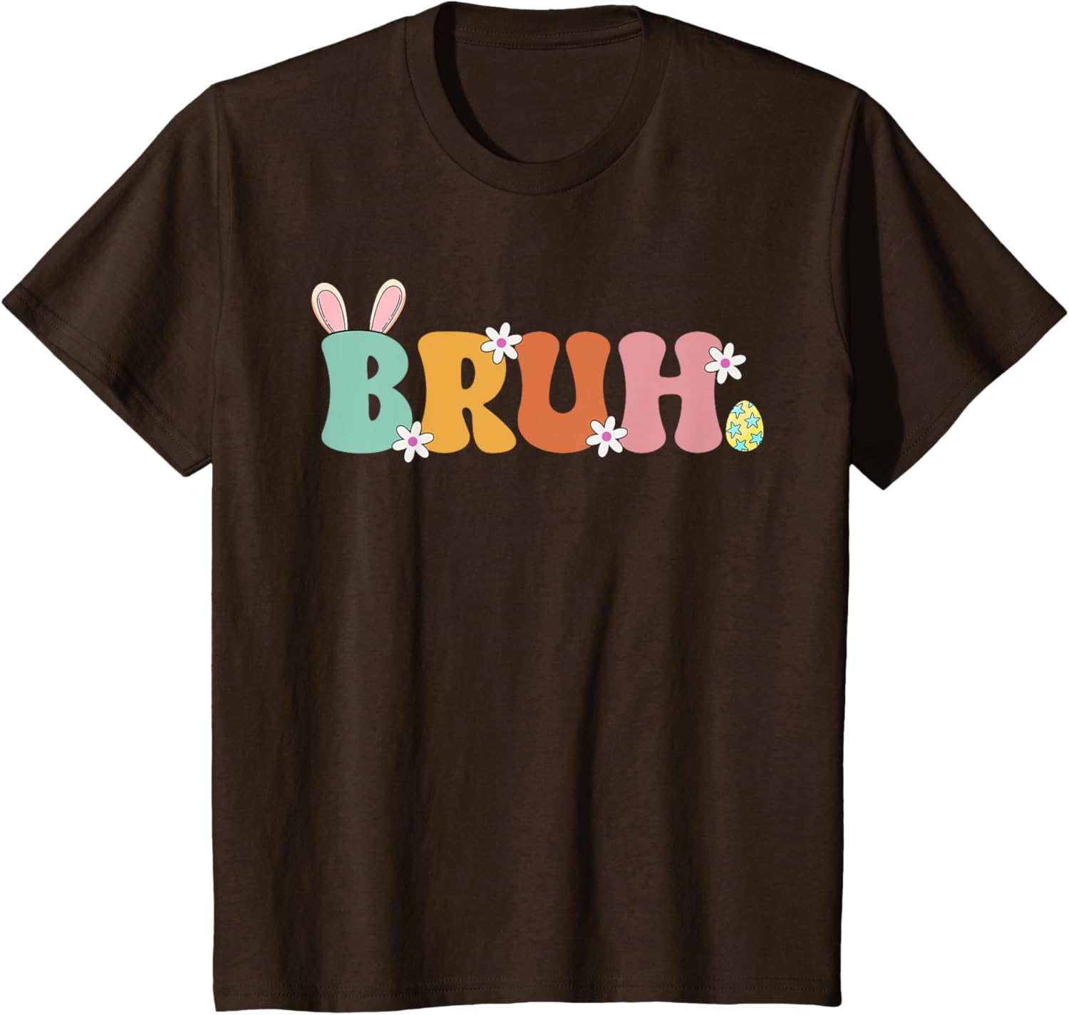 Bruh Meme Funny Saying Bro Greeting Teens Girls Easter Day T-Shirt