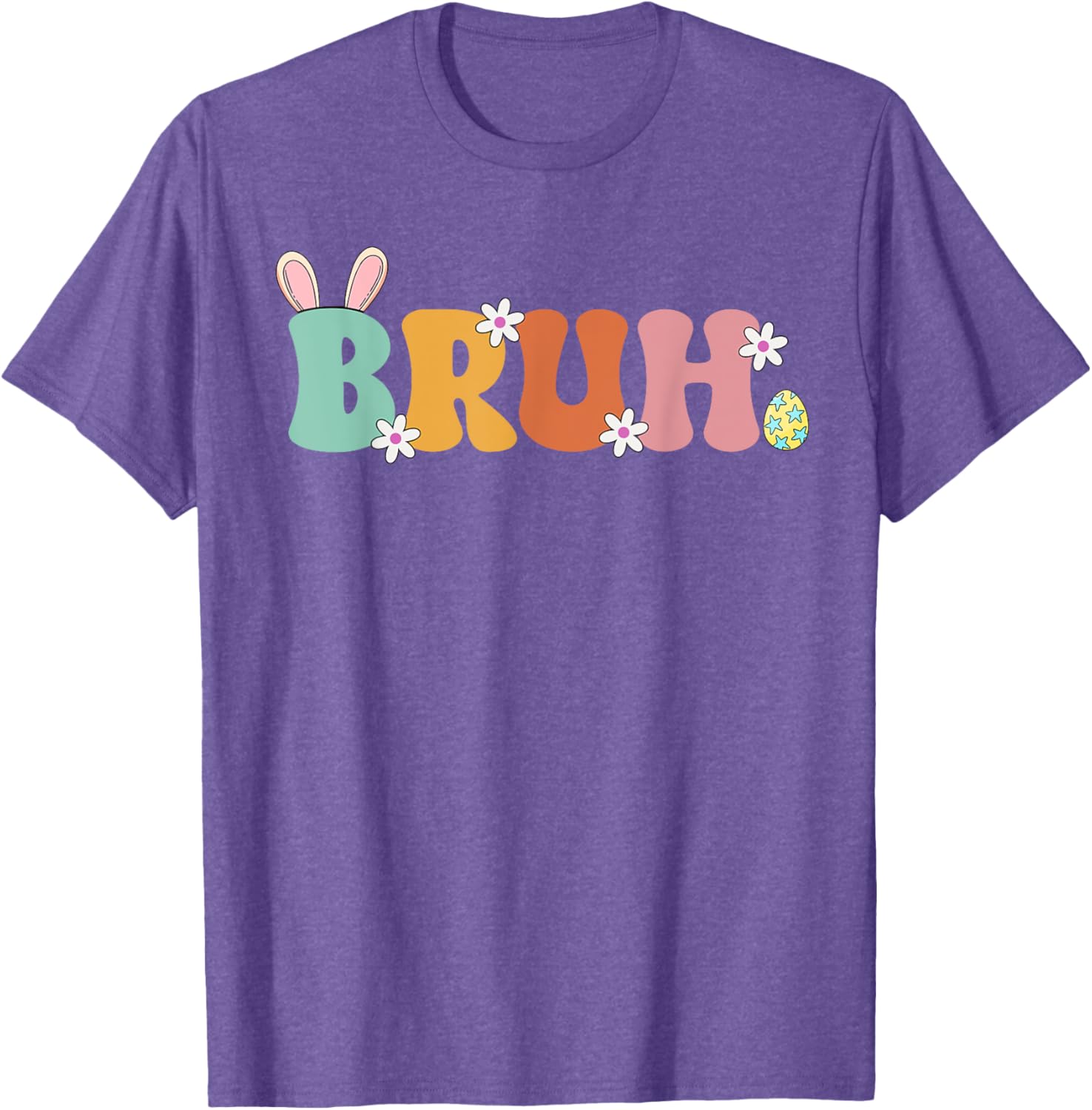 Bruh Meme Funny Saying Bro Greeting Teens Girls Easter Day T-Shirt