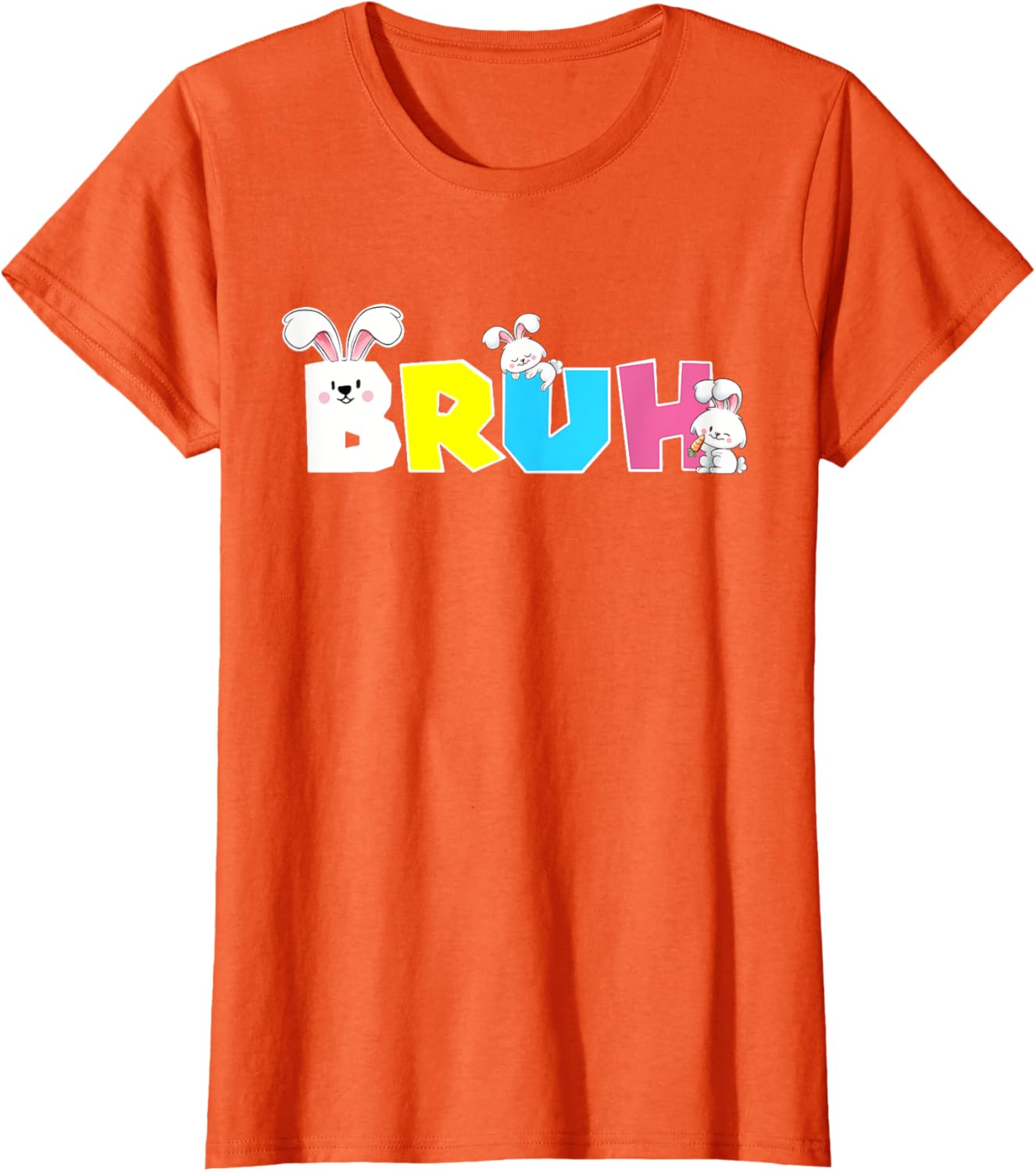 Bunny Bruh Easter Day Costume Bunny Teens Boys Kids T-Shirt