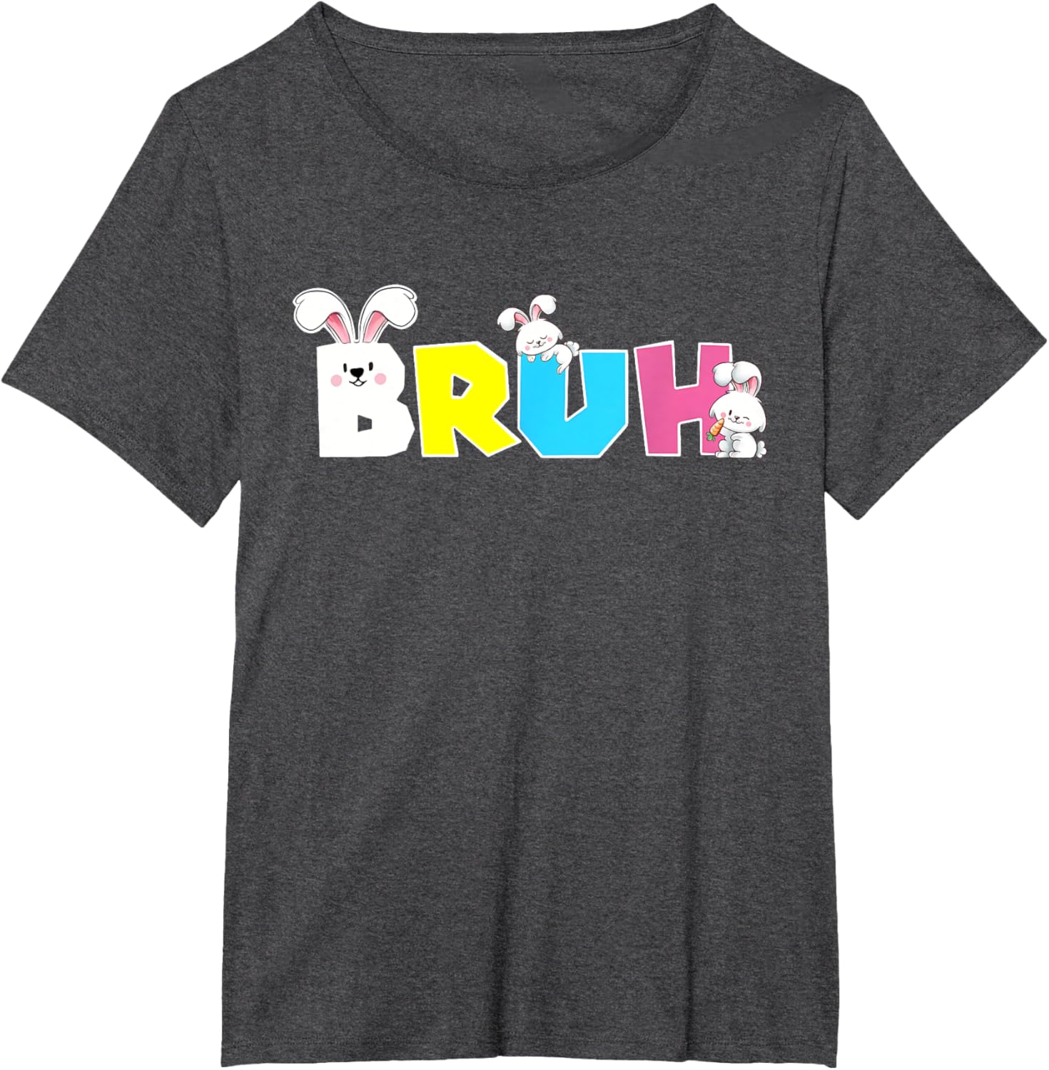 Bunny Bruh Easter Day Costume Bunny Teens Boys Kids T-Shirt