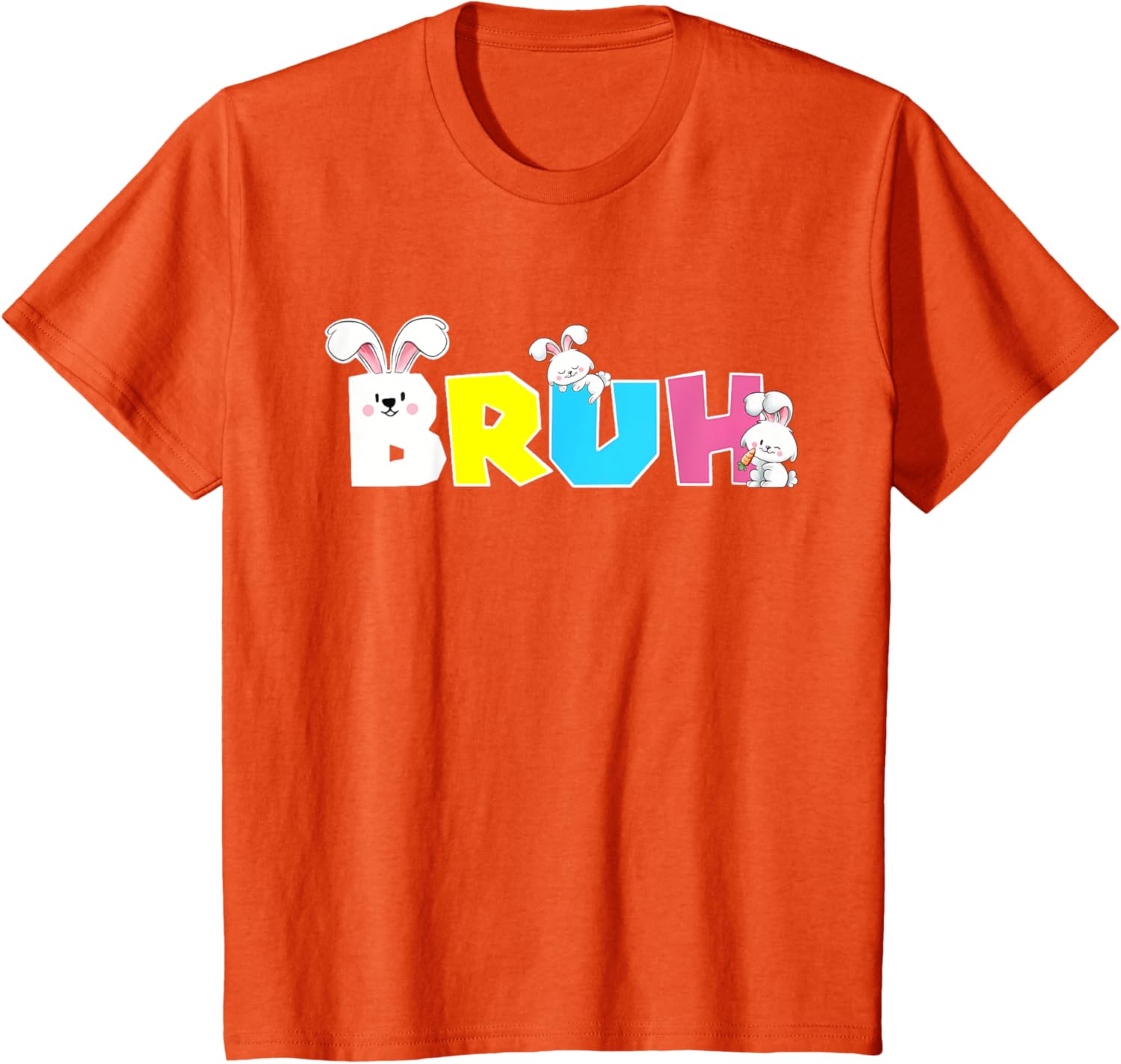 Bunny Bruh Easter Day Costume Bunny Teens Boys Kids T-Shirt