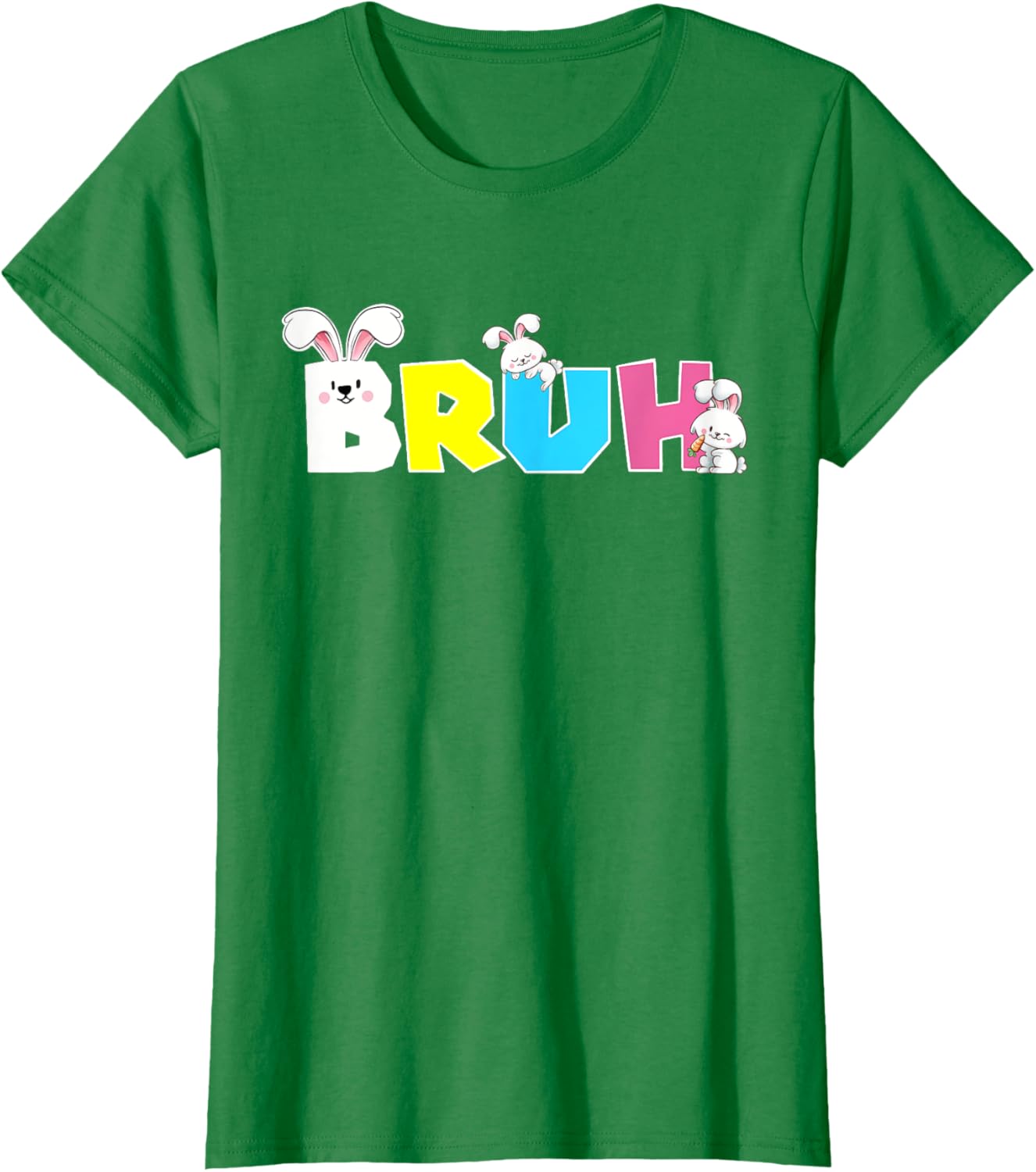 Bunny Bruh Easter Day Costume Bunny Teens Boys Kids T-Shirt