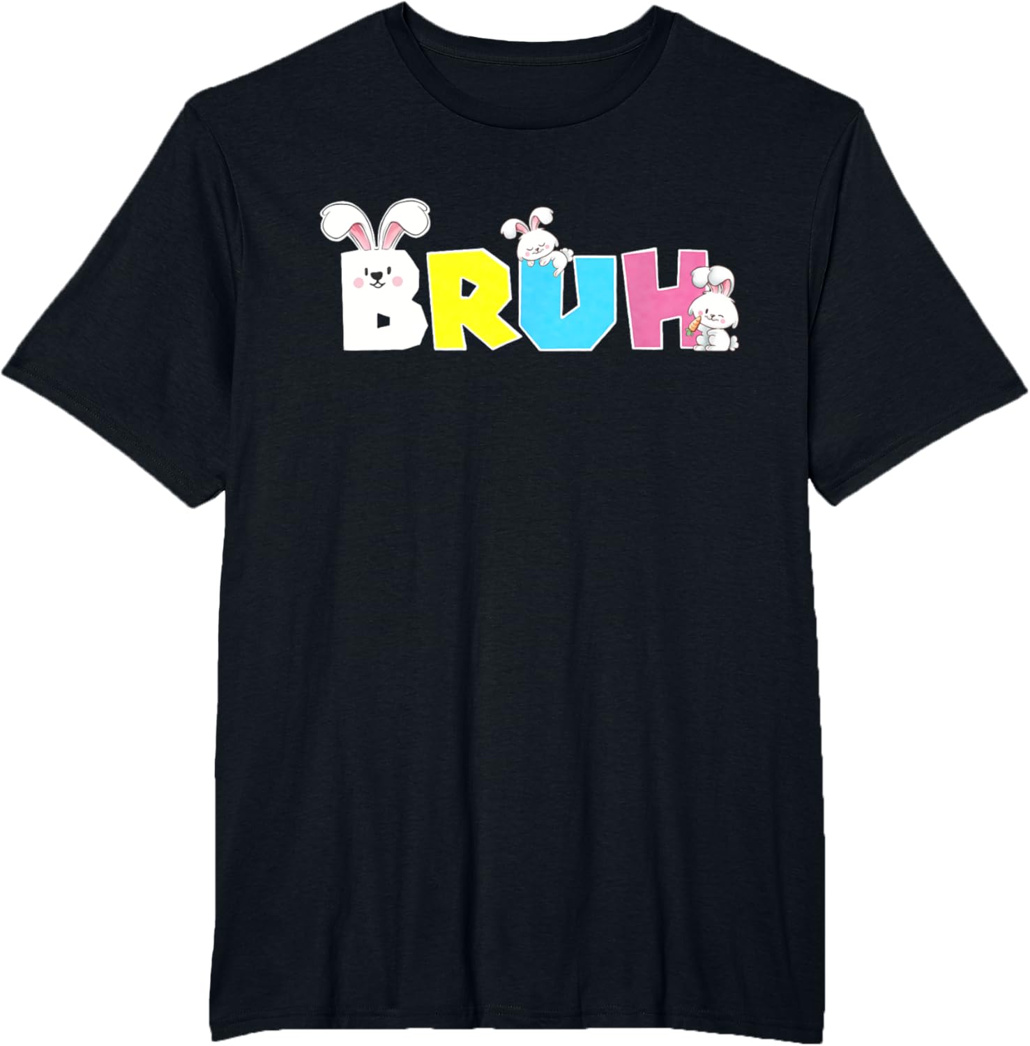 Bunny Bruh Easter Day Costume Bunny Teens Boys Kids T-Shirt