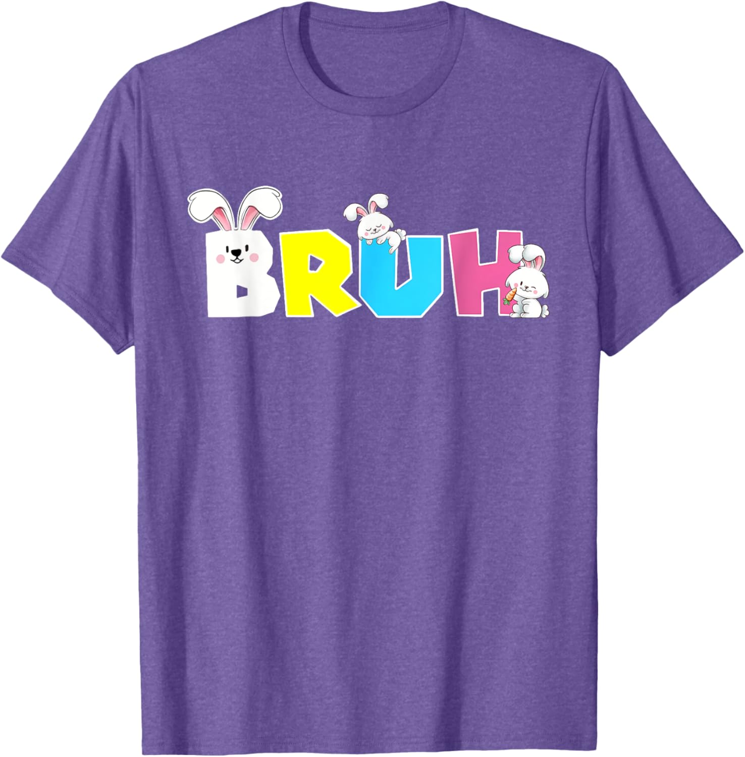 Bunny Bruh Easter Day Costume Bunny Teens Boys Kids T-Shirt