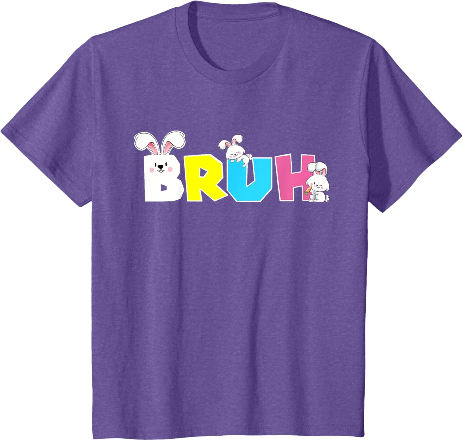 Bunny Bruh Easter Day Costume Bunny Teens Boys Kids T-Shirt