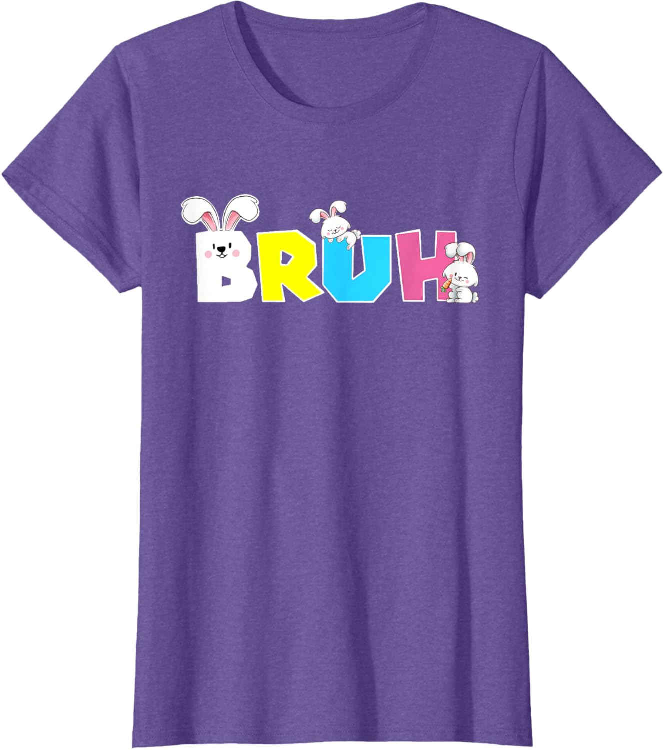 Bunny Bruh Easter Day Costume Bunny Teens Boys Kids T-Shirt