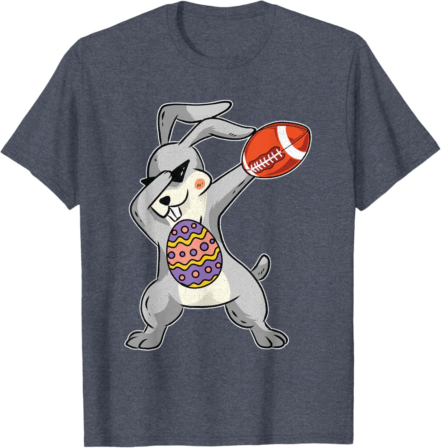 Bunny Dabbing Cute American Football Happy Easter T-Shirt