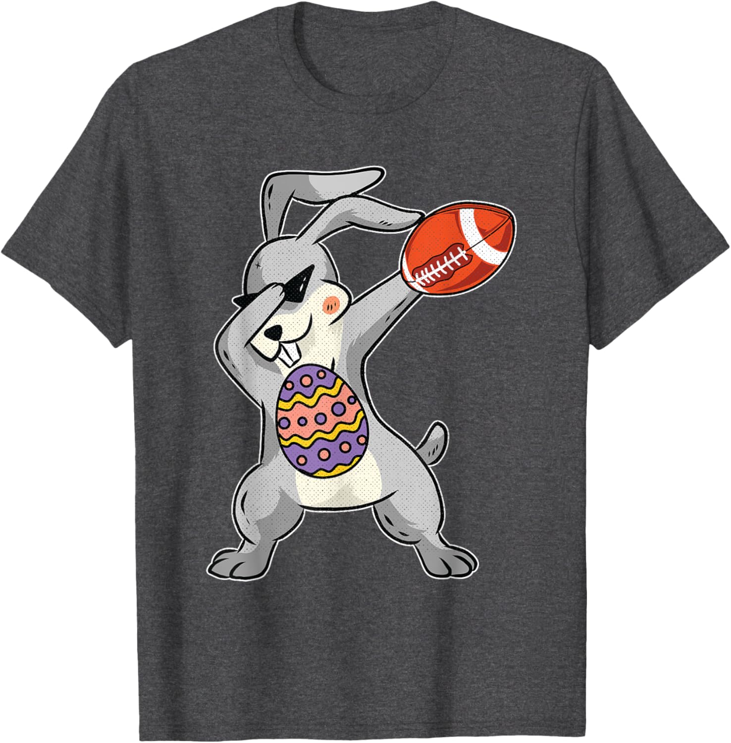 Bunny Dabbing Cute American Football Happy Easter T-Shirt