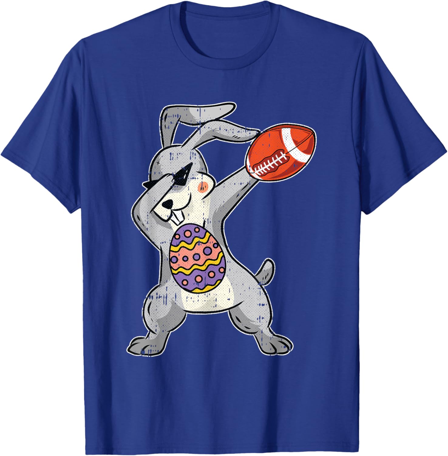 Bunny Dabbing Cute American Football Happy Easter T-Shirt