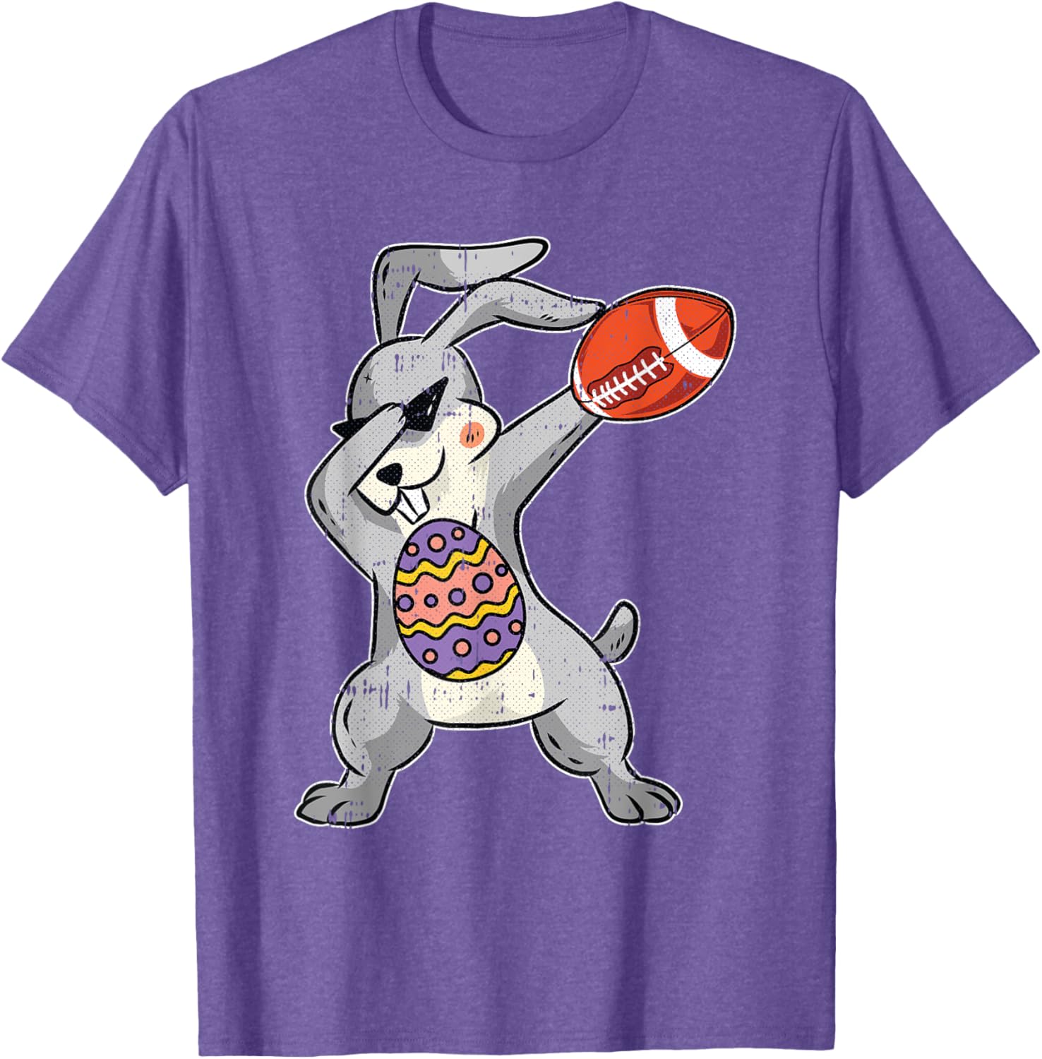 Bunny Dabbing Cute American Football Happy Easter T-Shirt