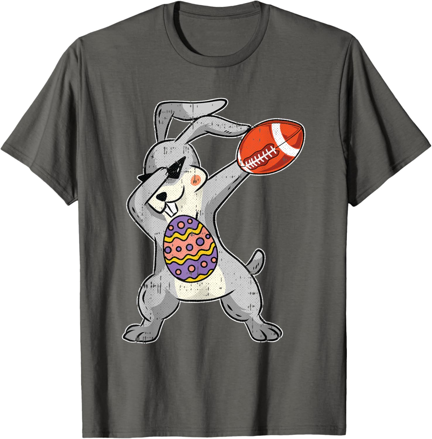 Bunny Dabbing Cute American Football Happy Easter T-Shirt