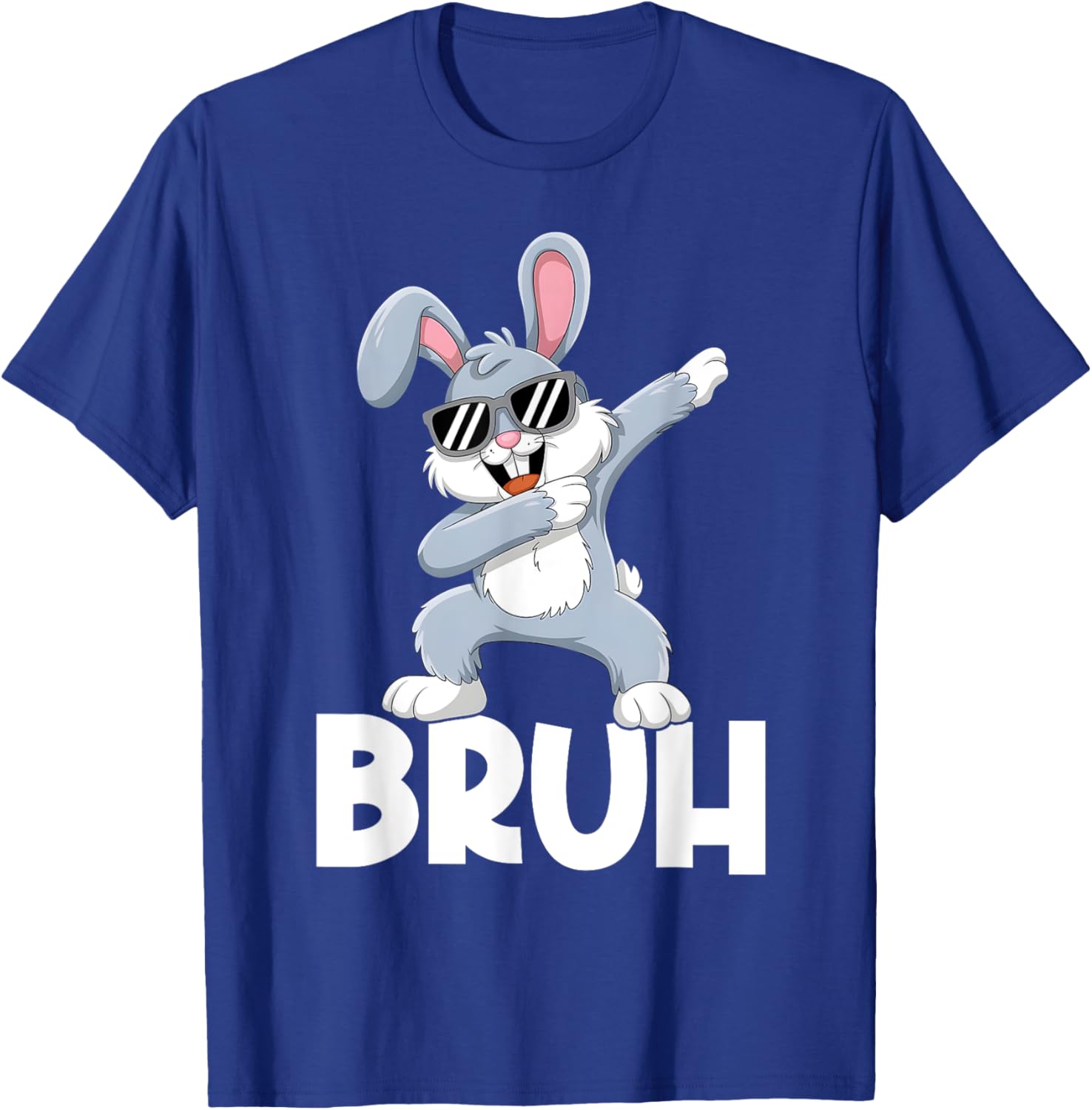 Bunny Rabbit Bruh Meme Easter Happy Easter Day Men Boys Kids T-Shirt