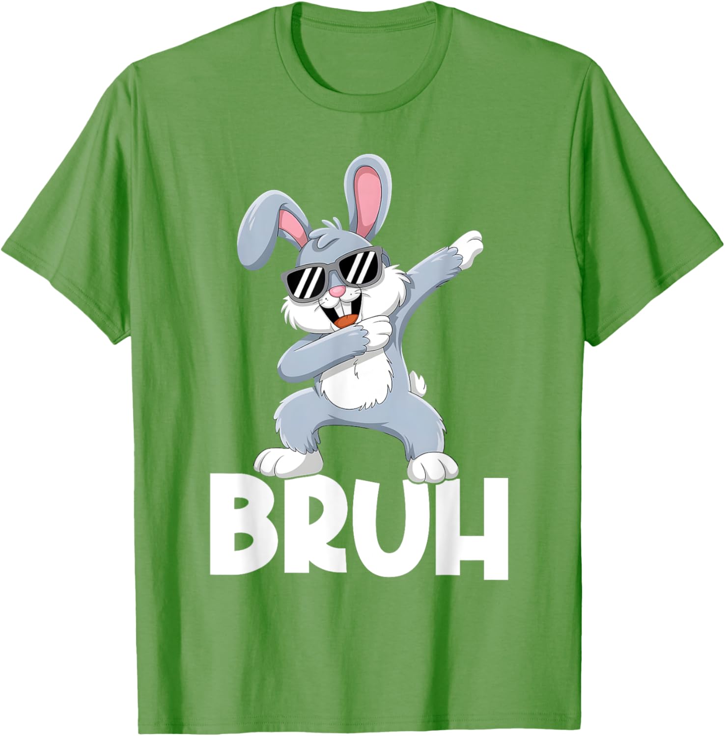 Bunny Rabbit Bruh Meme Easter Happy Easter Day Men Boys Kids T-Shirt