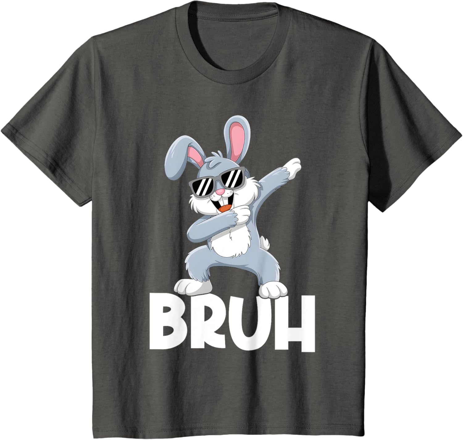 Bunny Rabbit Bruh Meme Easter Happy Easter Day Men Boys Kids T-Shirt