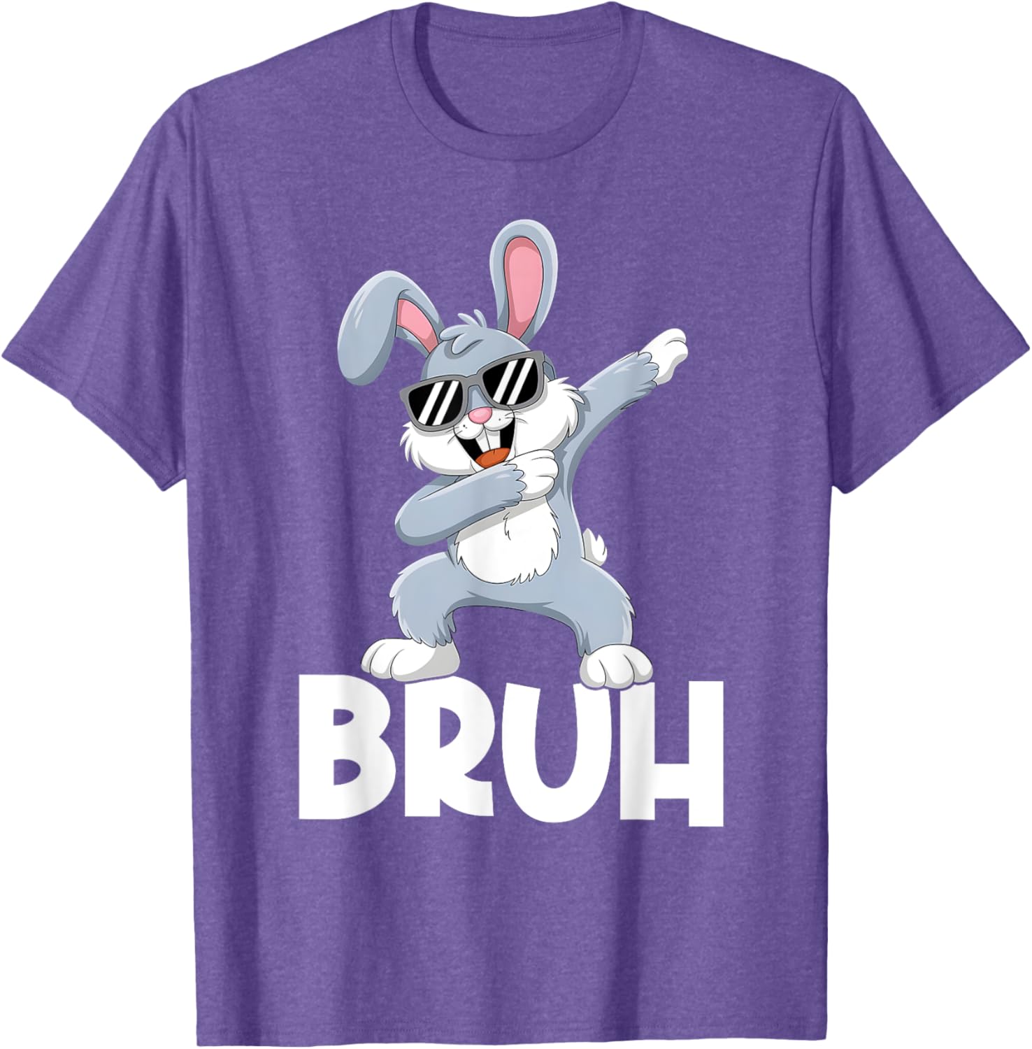 Bunny Rabbit Bruh Meme Easter Happy Easter Day Men Boys Kids T-Shirt