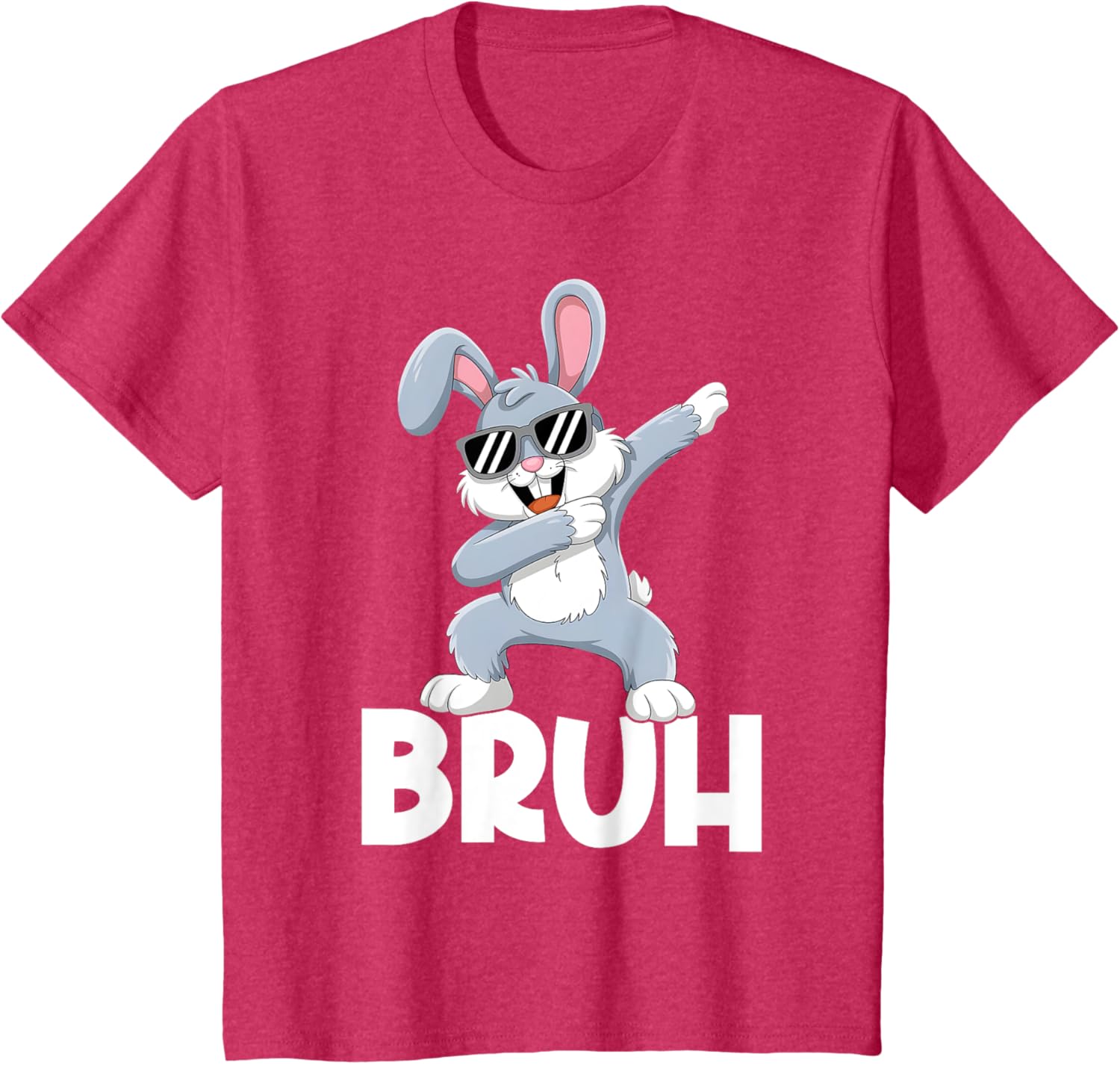 Bunny Rabbit Bruh Meme Easter Happy Easter Day Men Boys Kids T-Shirt